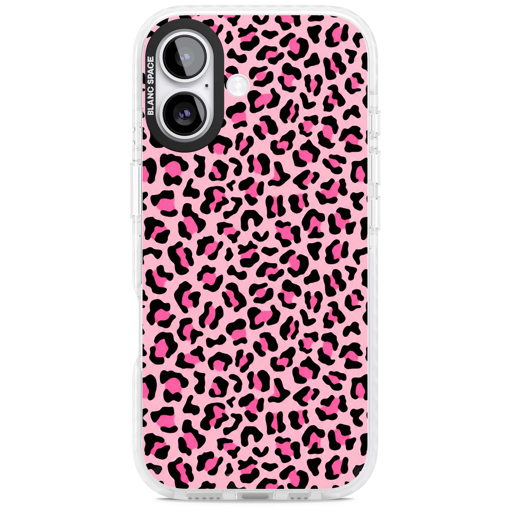 Pink Leopard baddie iPhone case | Impact Magsafe case for iPhone 17