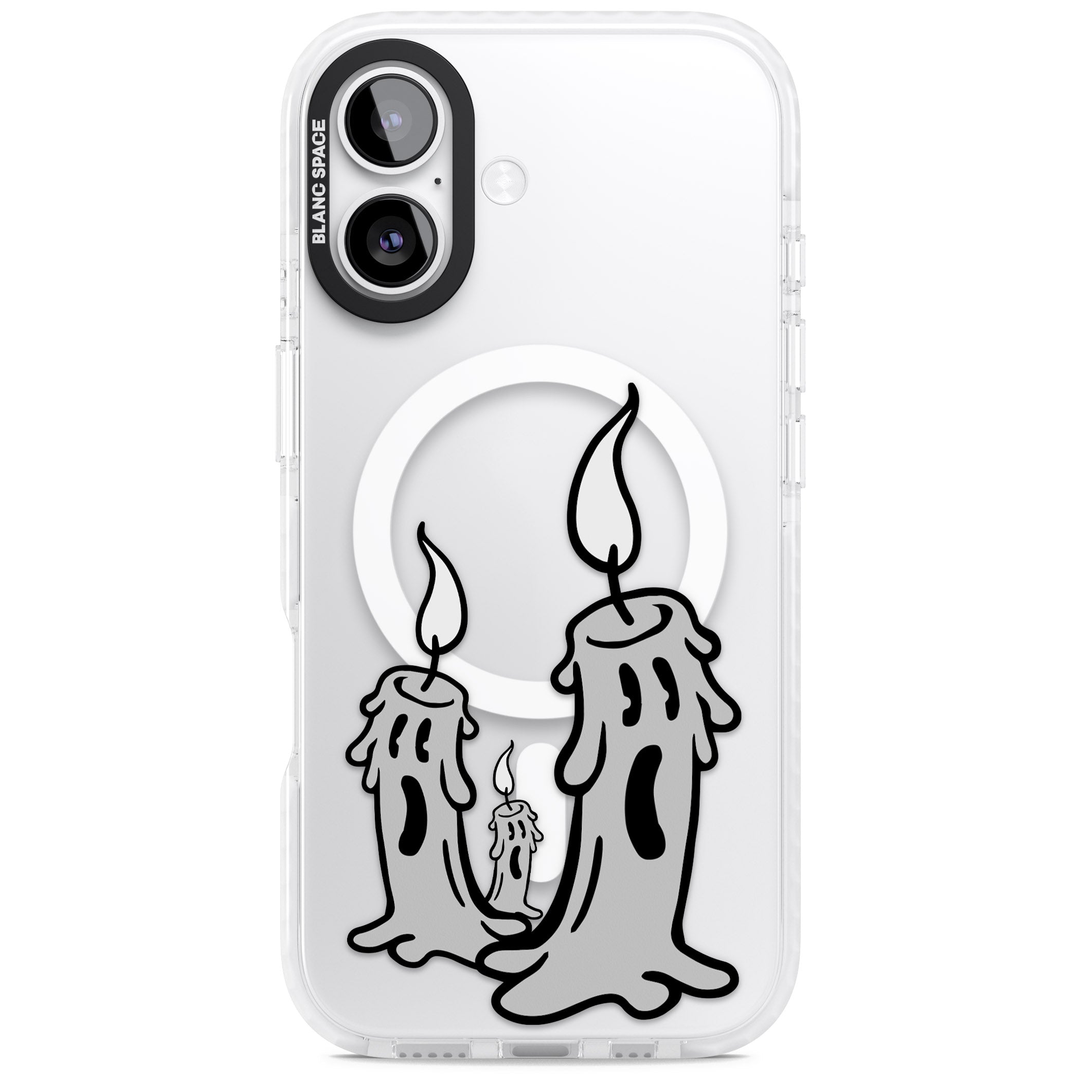 Candle Lit iPhone 17 Impact Pro Clear Phone Case