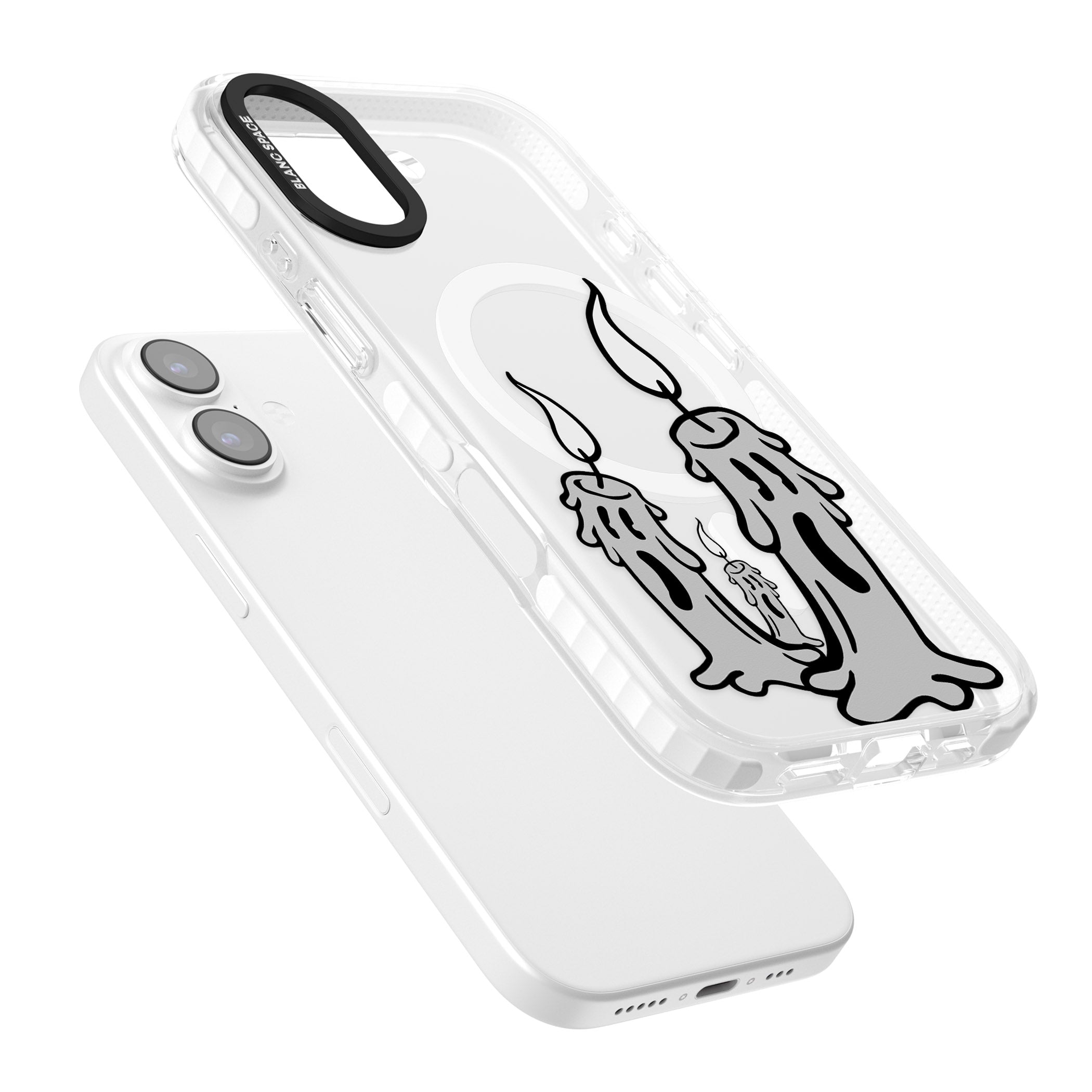 Candle Lit iPhone 17 Impact Pro Clear Phone Case Colours