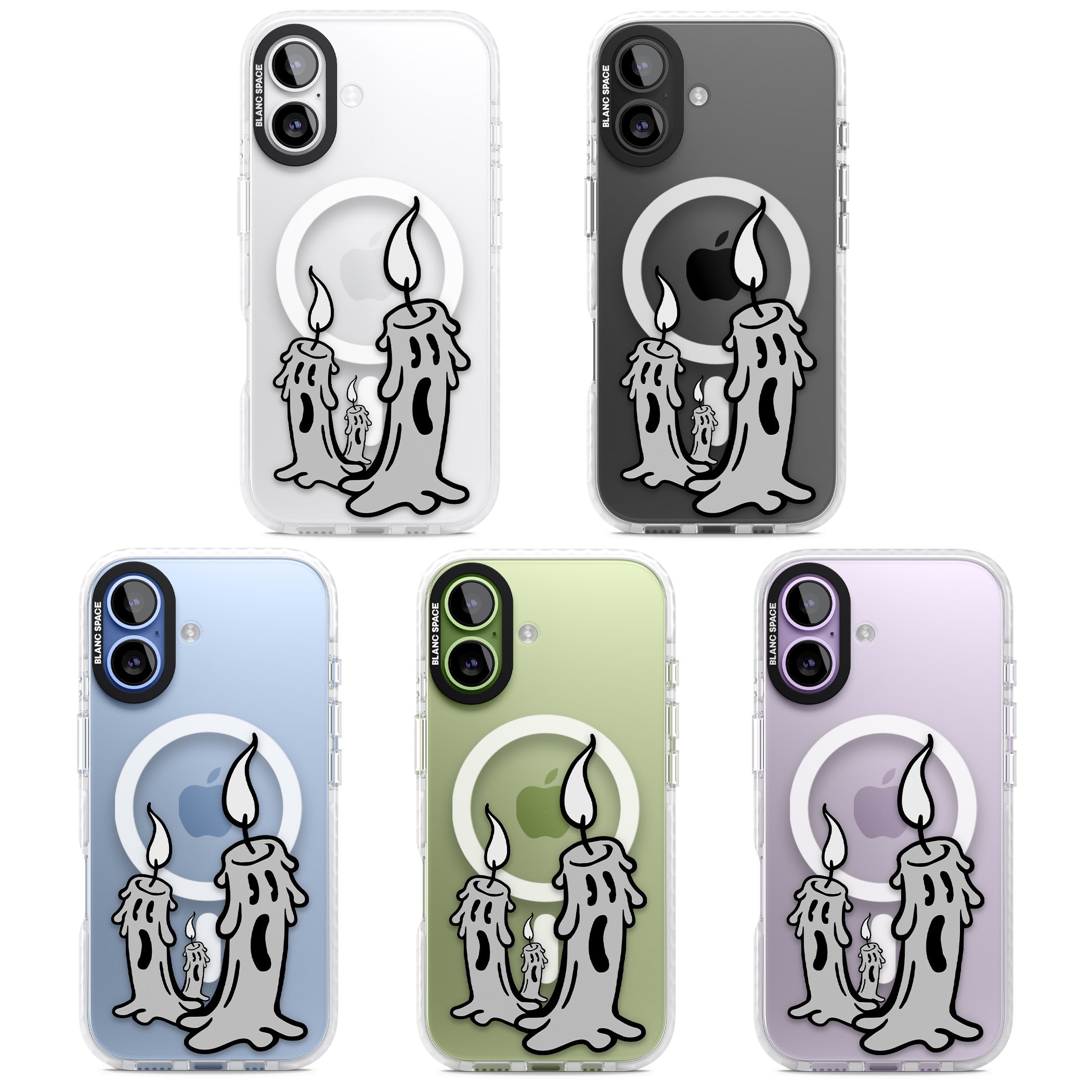 Candle Lit iPhone 17 Impact Pro Clear Phone Case APT Impact Protection