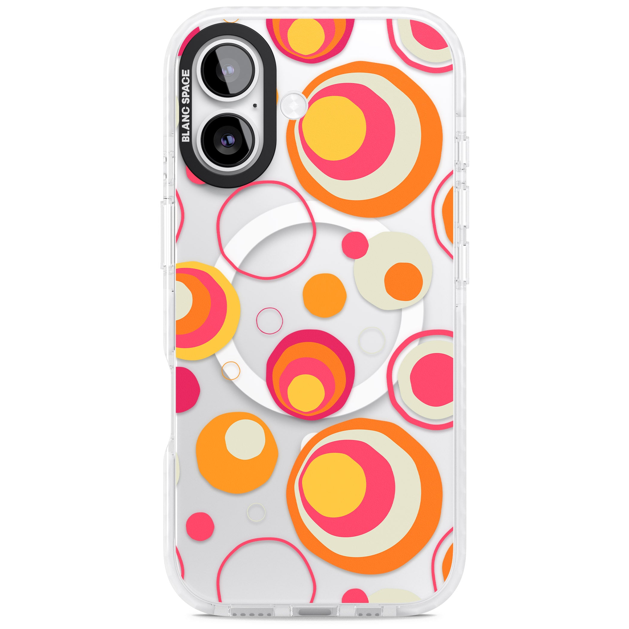 Mid Century Party Pattern iPhone 17 Impact Pro Clear Phone Case