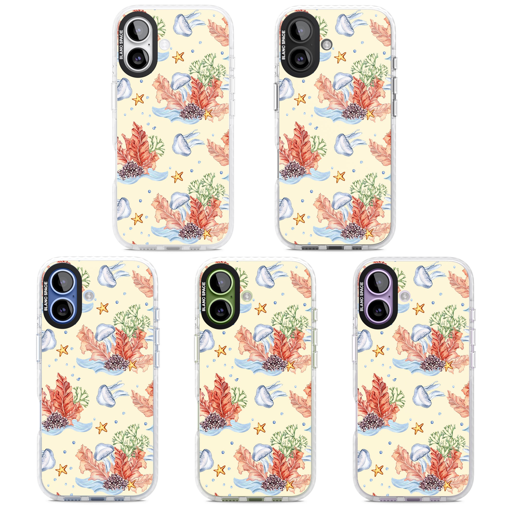 Coral Reef iPhone 17 Impact Pro Clear Phone Case APT Impact Protection