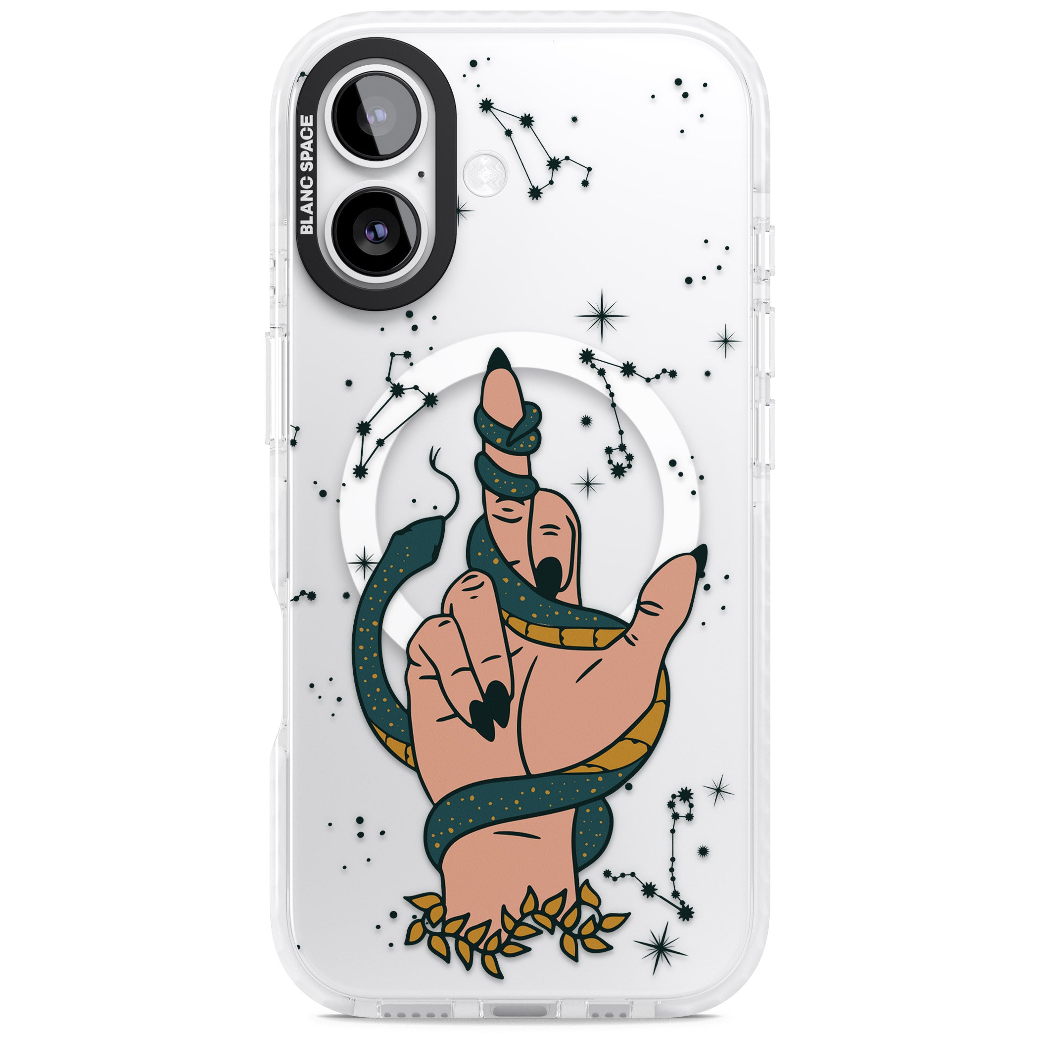 Snakes, Stars And Cynicism iPhone 17 Impact Pro Clear Phone Case