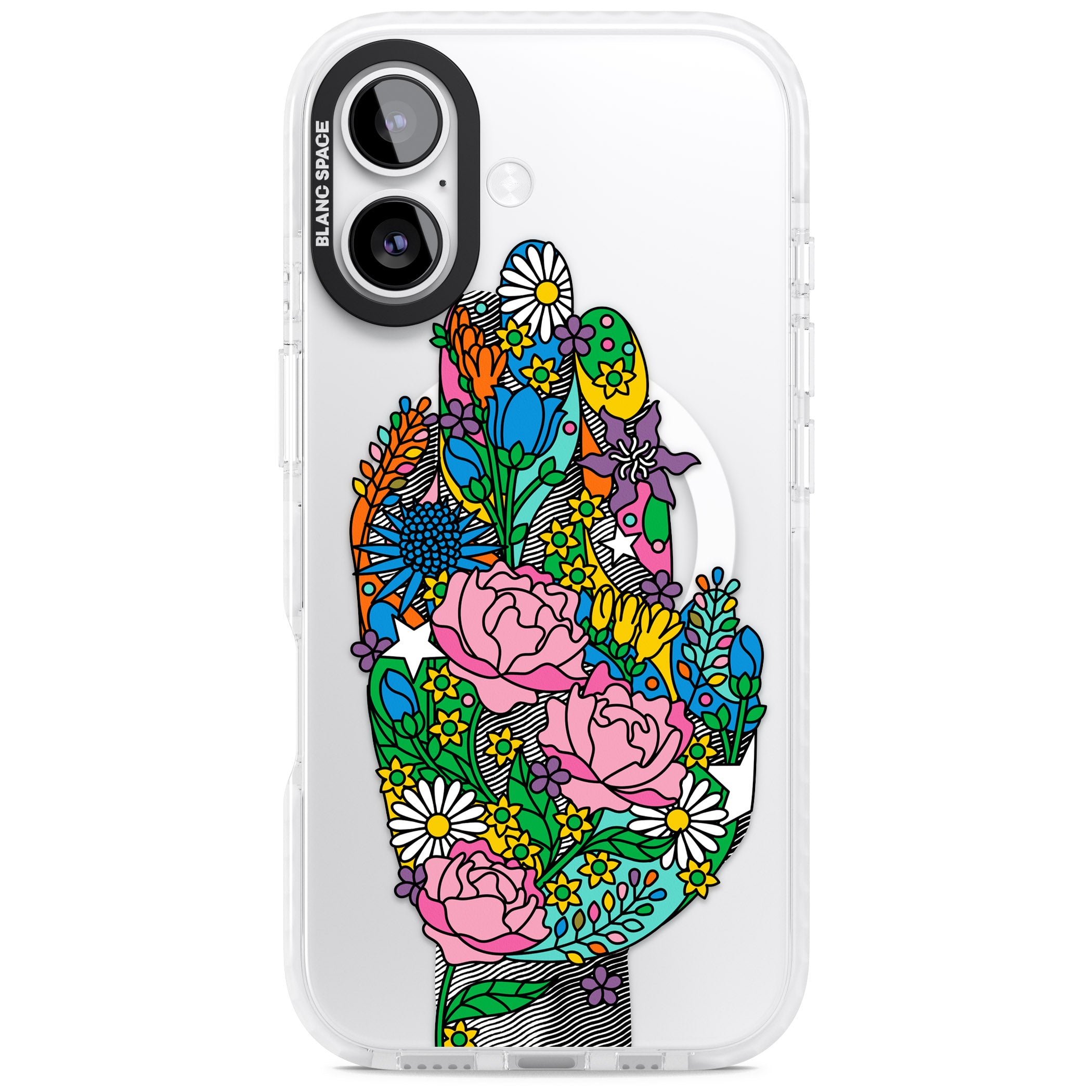 Garden Touch iPhone 17 Impact Pro Clear Phone Case