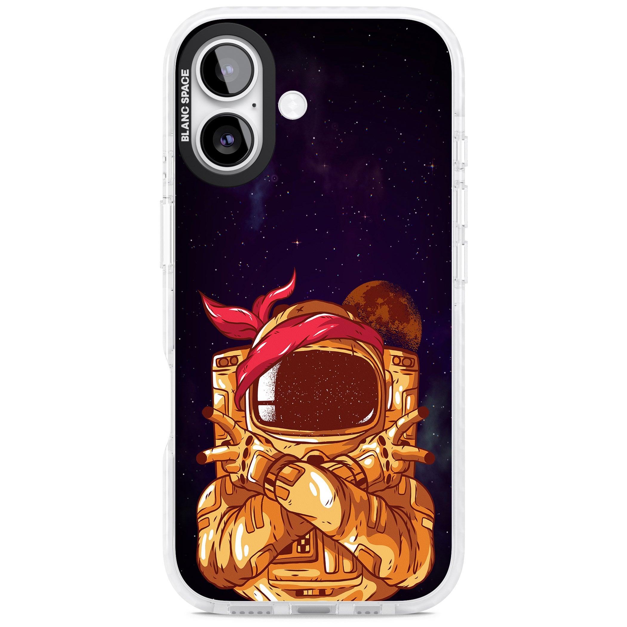 Space Gangster iPhone 17 Impact Pro Clear Phone Case