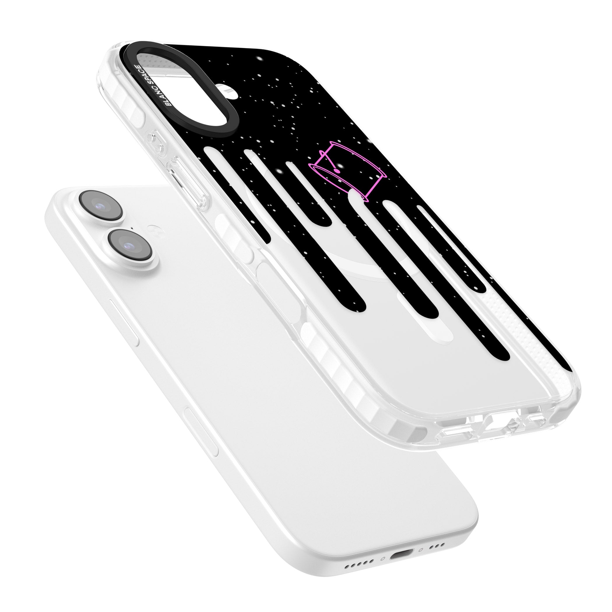 Cosmic Drip iPhone 17 Impact Pro Clear Phone Case Colours