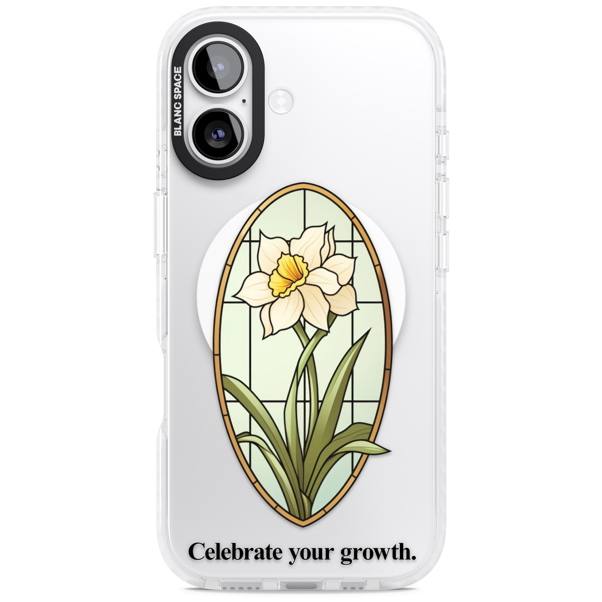 Celebrate Your Growth iPhone 17 Impact Pro Clear Phone Case