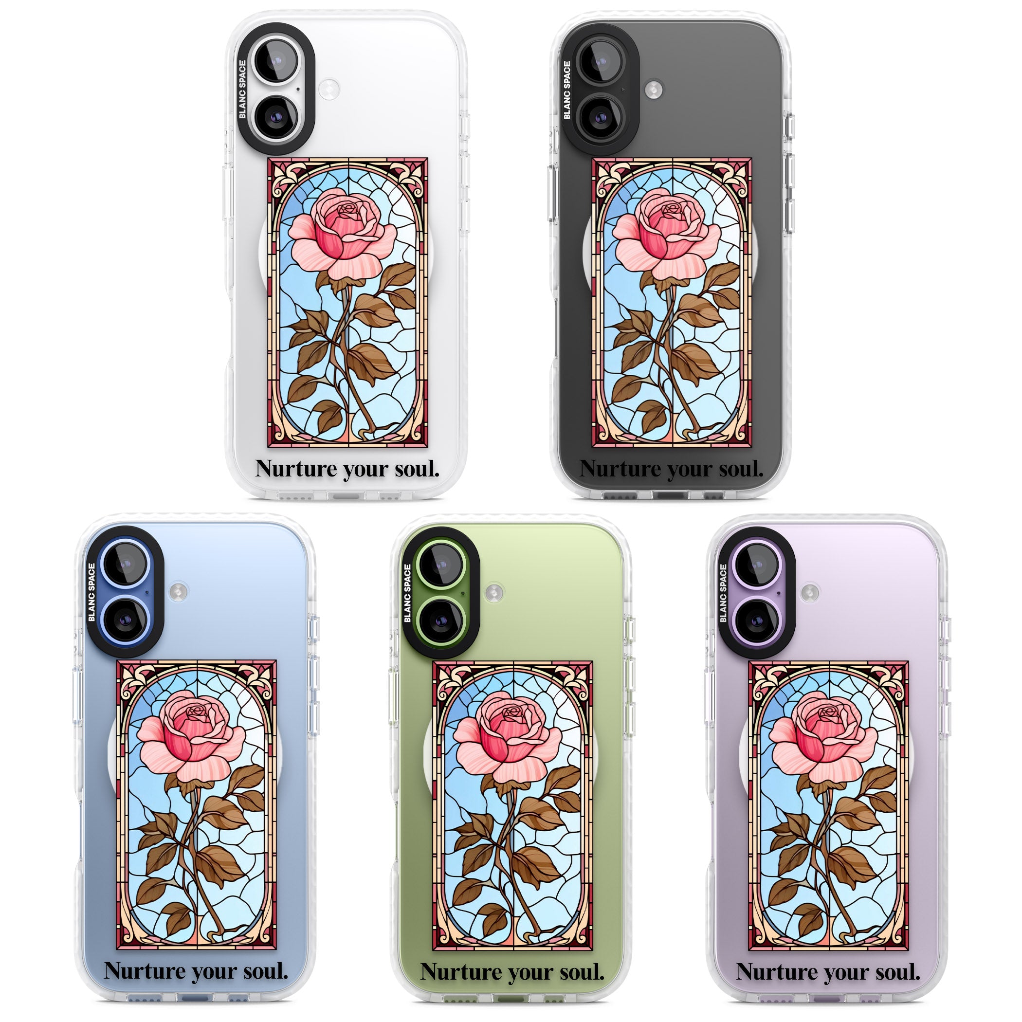 Nurture Your Soul iPhone 17 Impact Pro Clear Phone Case APT Impact Protection