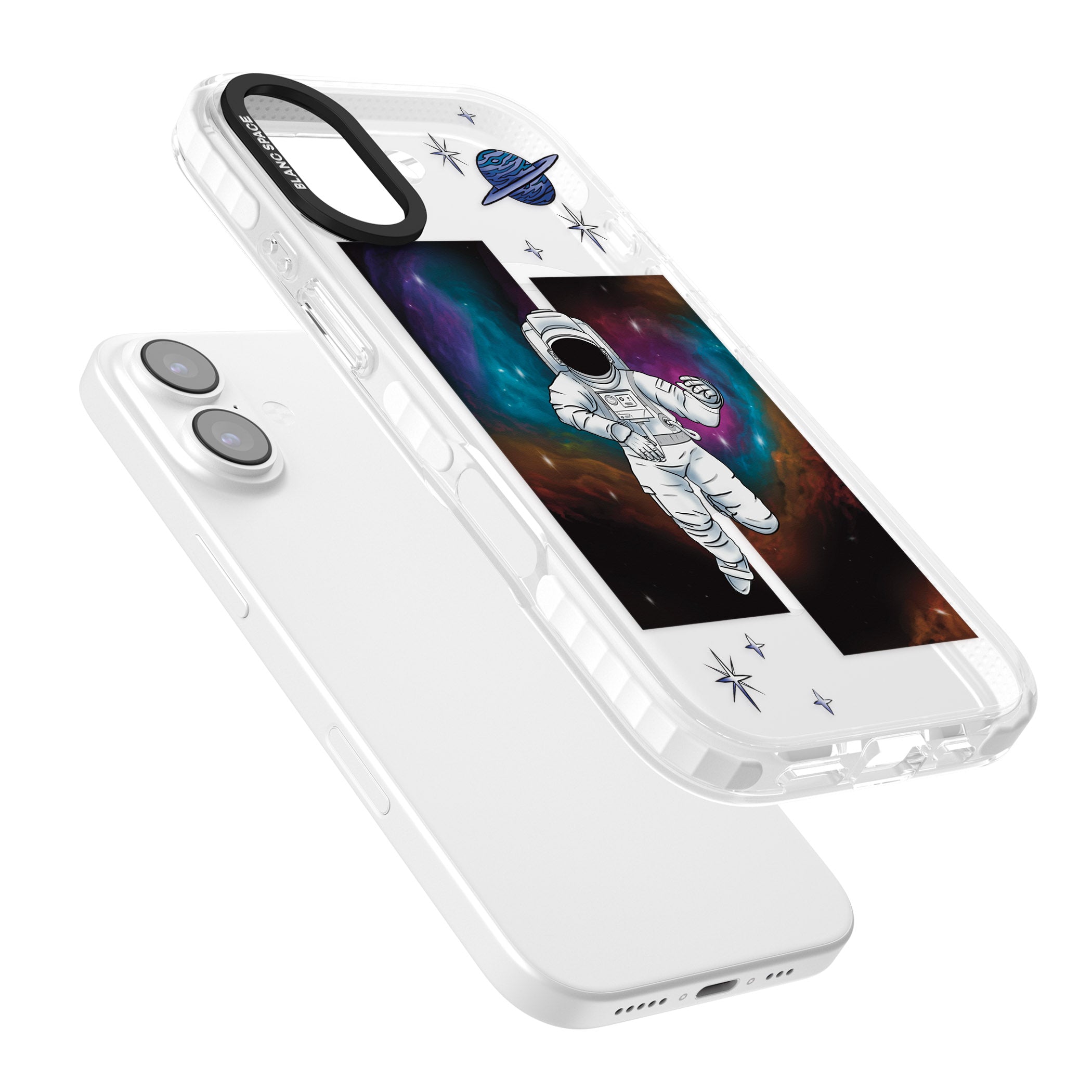 Escape The Nebula iPhone 17 Impact Pro Clear Phone Case Colours