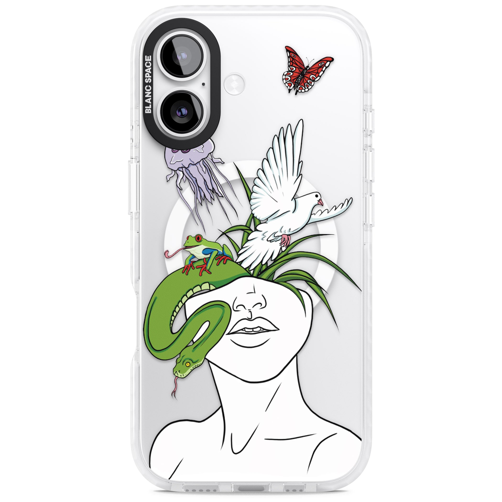 Wild Thoughts iPhone 17 Impact Pro Clear Phone Case