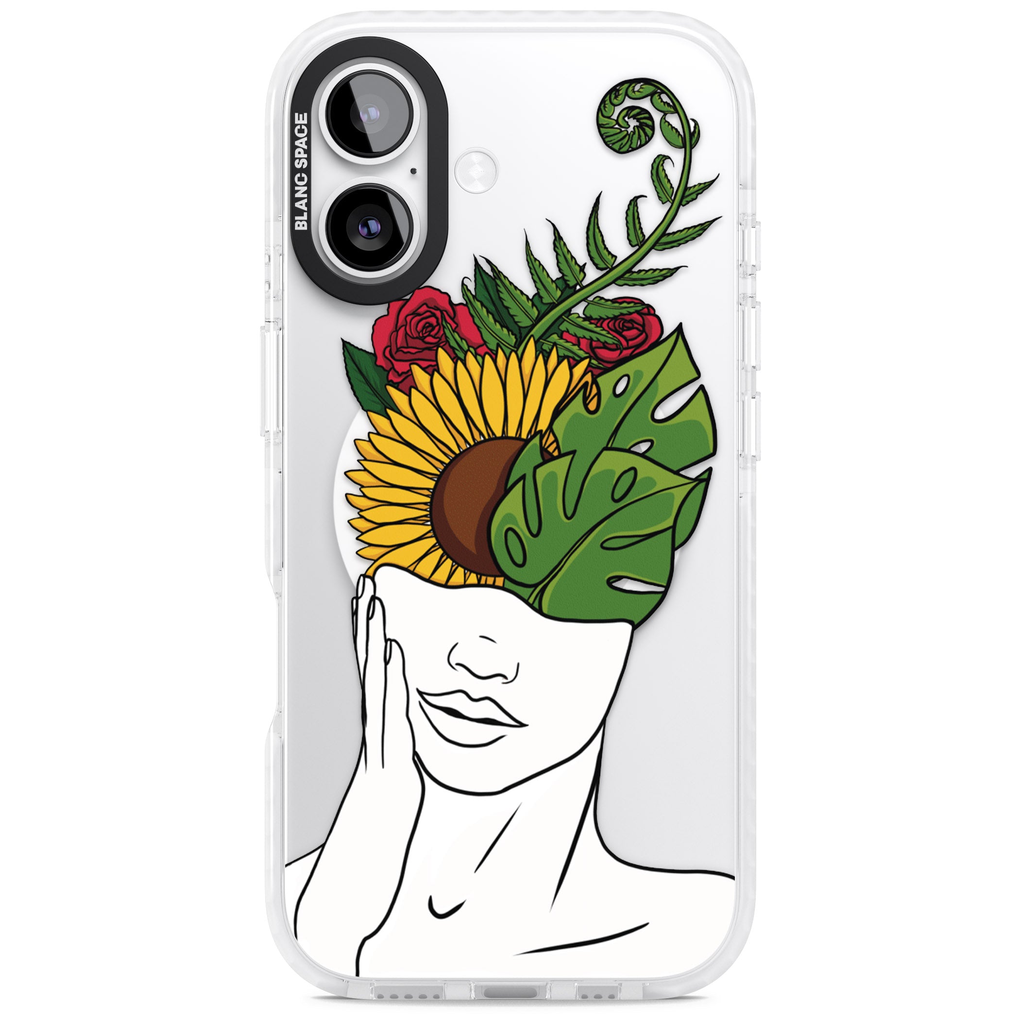 Let The Mind Flourish iPhone 17 Impact Pro Clear Phone Case