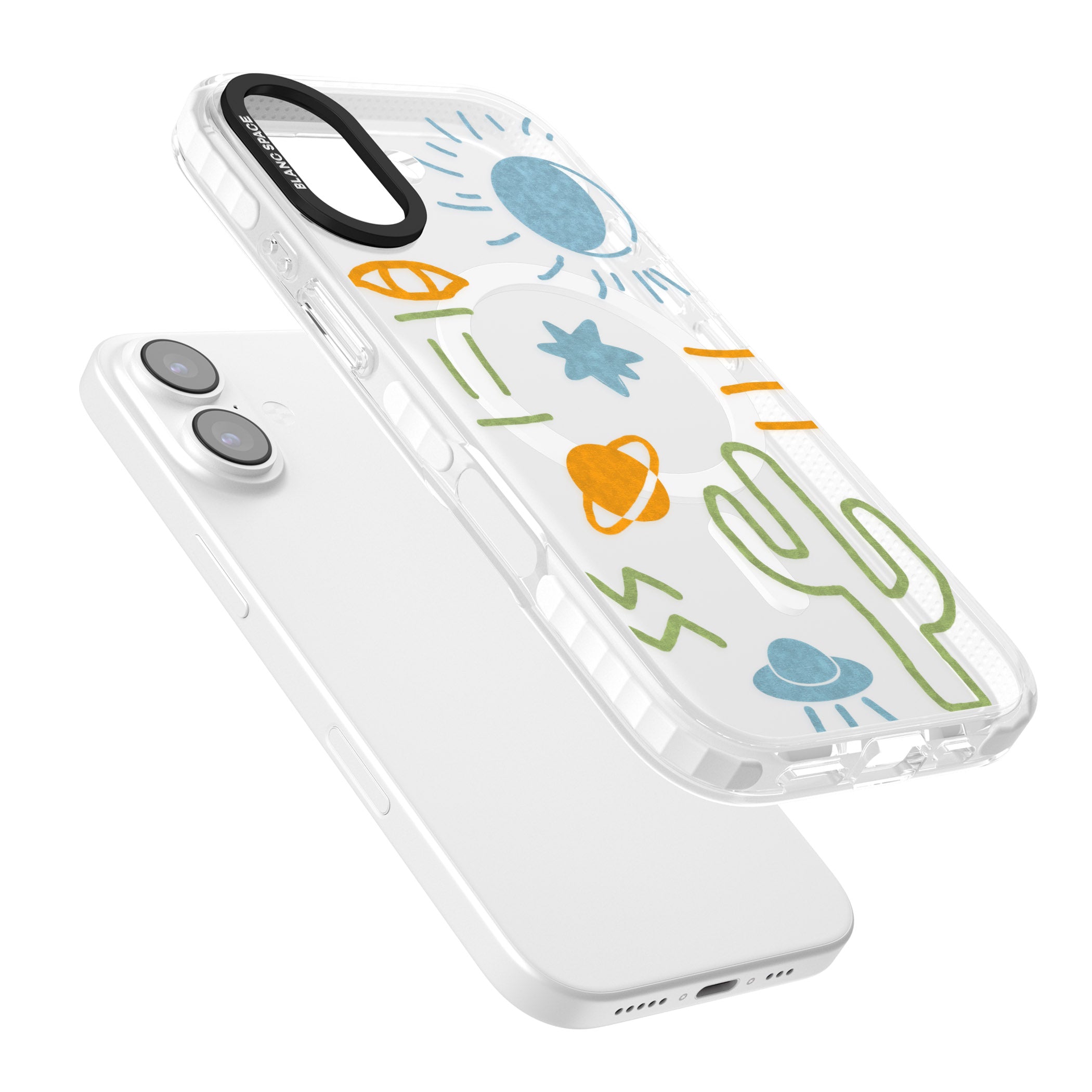 Summer Heat iPhone 17 Impact Pro Clear Phone Case Colours