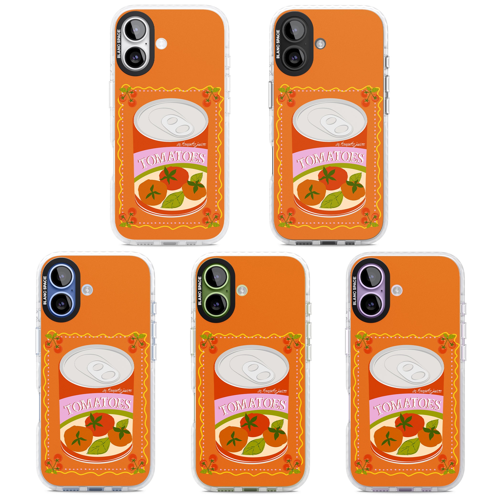 Tomato Soup Can iPhone 17 Impact Pro Clear Phone Case APT Impact Protection