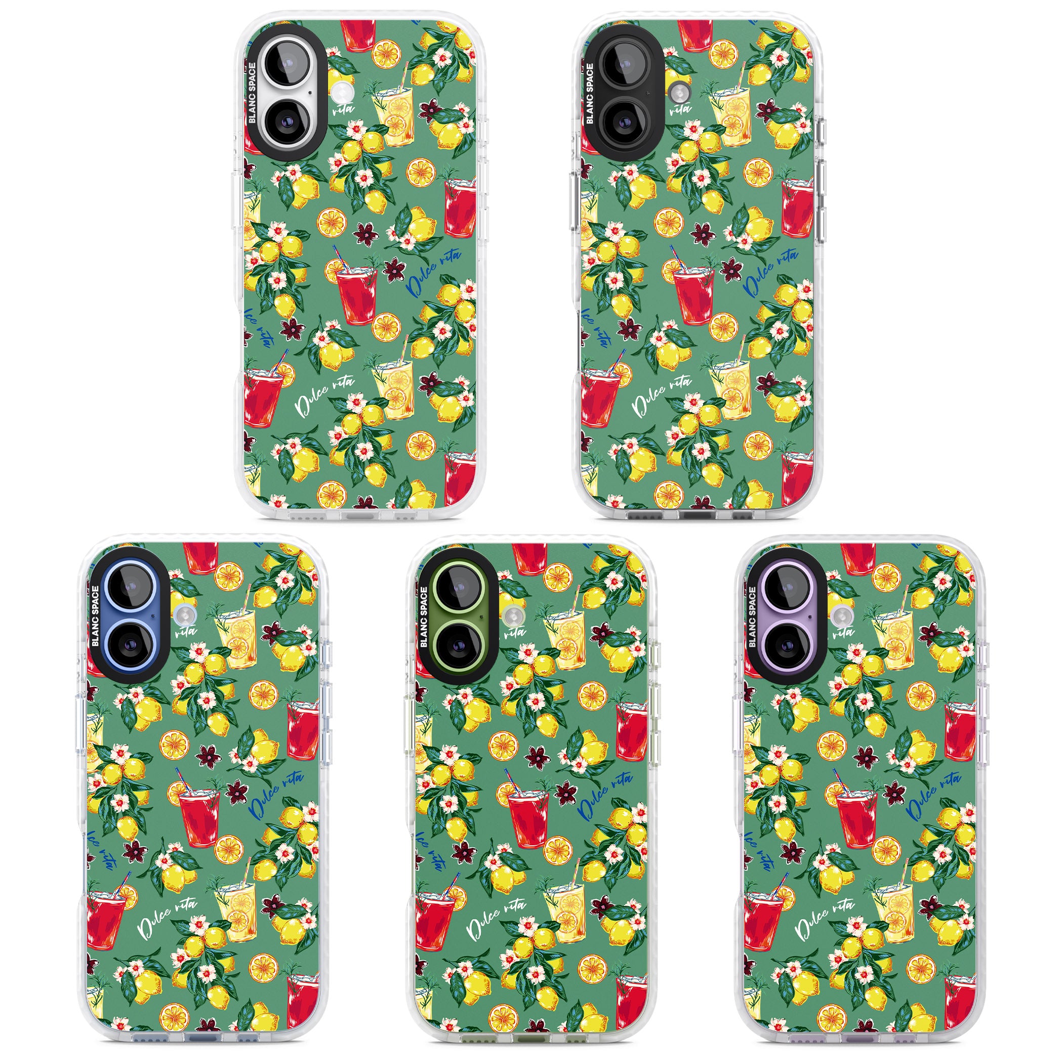 Lemon Cocktails iPhone 17 Impact Pro Clear Phone Case APT Impact Protection