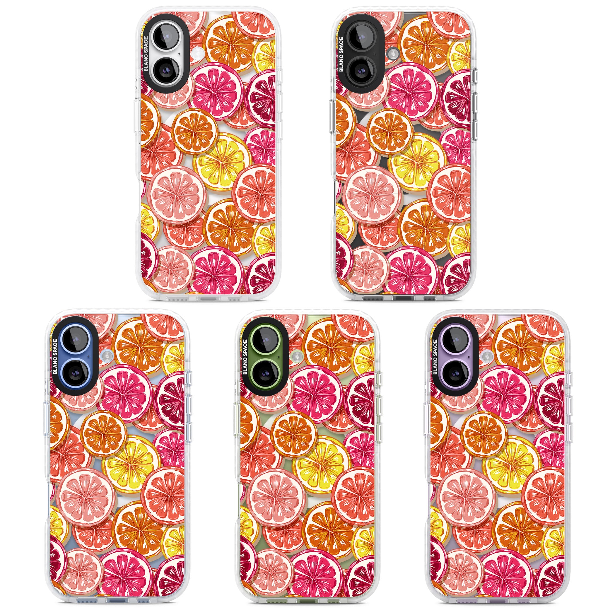 Citrus Fiesta iPhone 17 Impact Pro Clear Phone Case APT Impact Protection