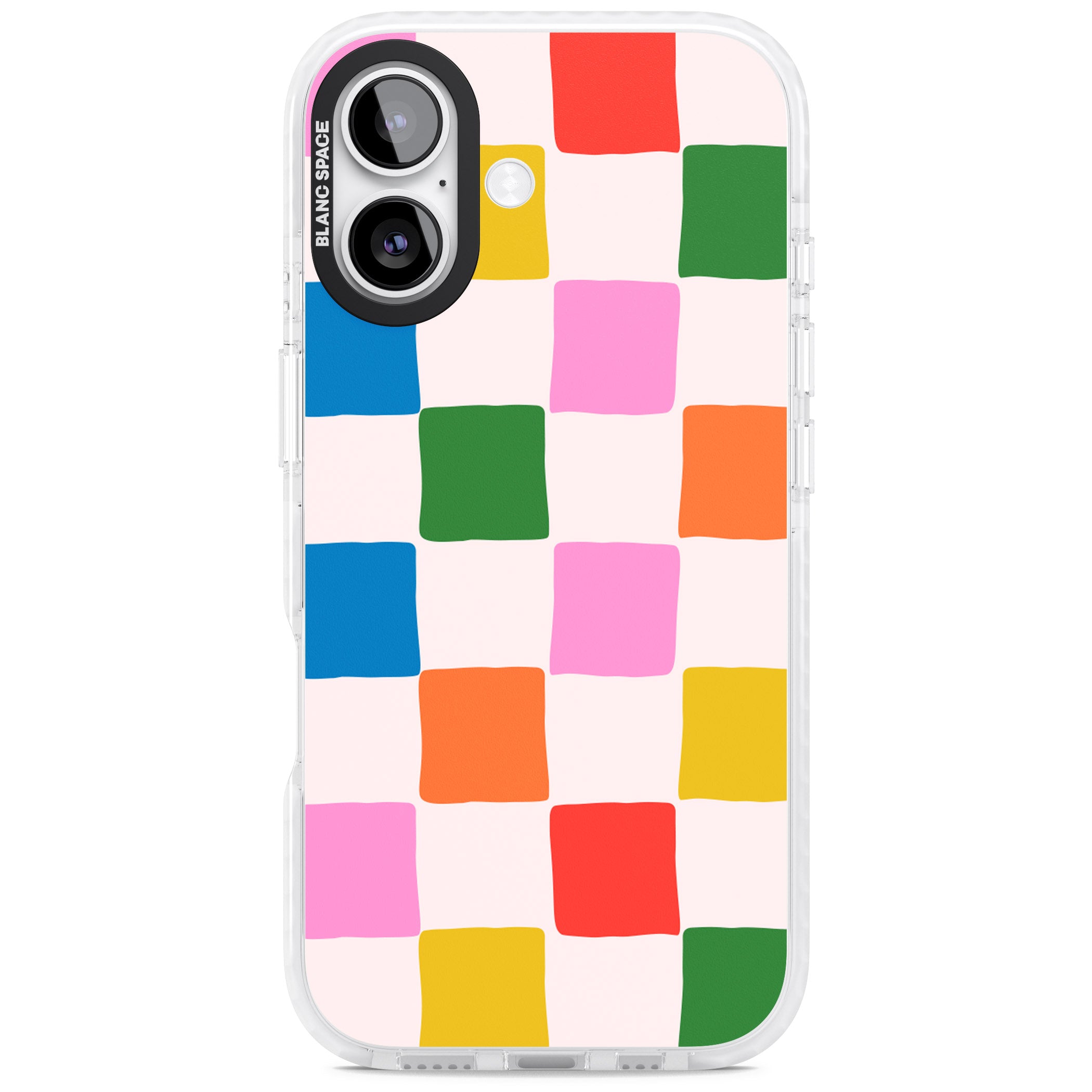 Colour Checked iPhone 17 Impact Pro Clear Phone Case