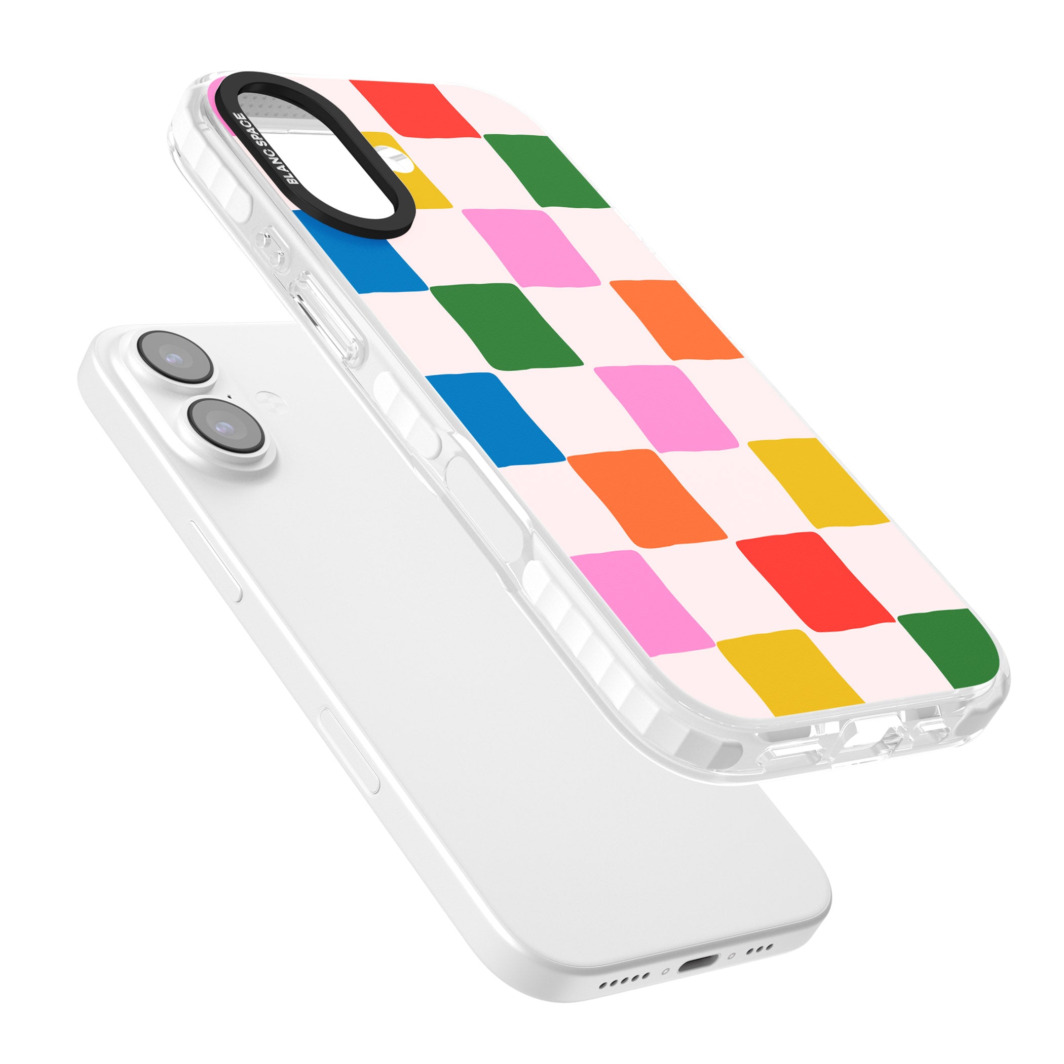 Colour Checked iPhone 17 Impact Pro Clear Phone Case Colours