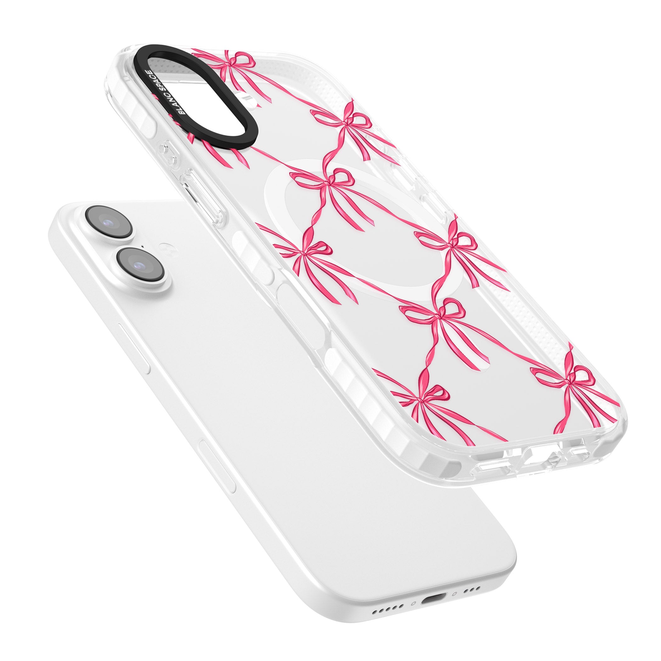 Bow Knots iPhone 17 Impact Pro Clear Phone Case Colours