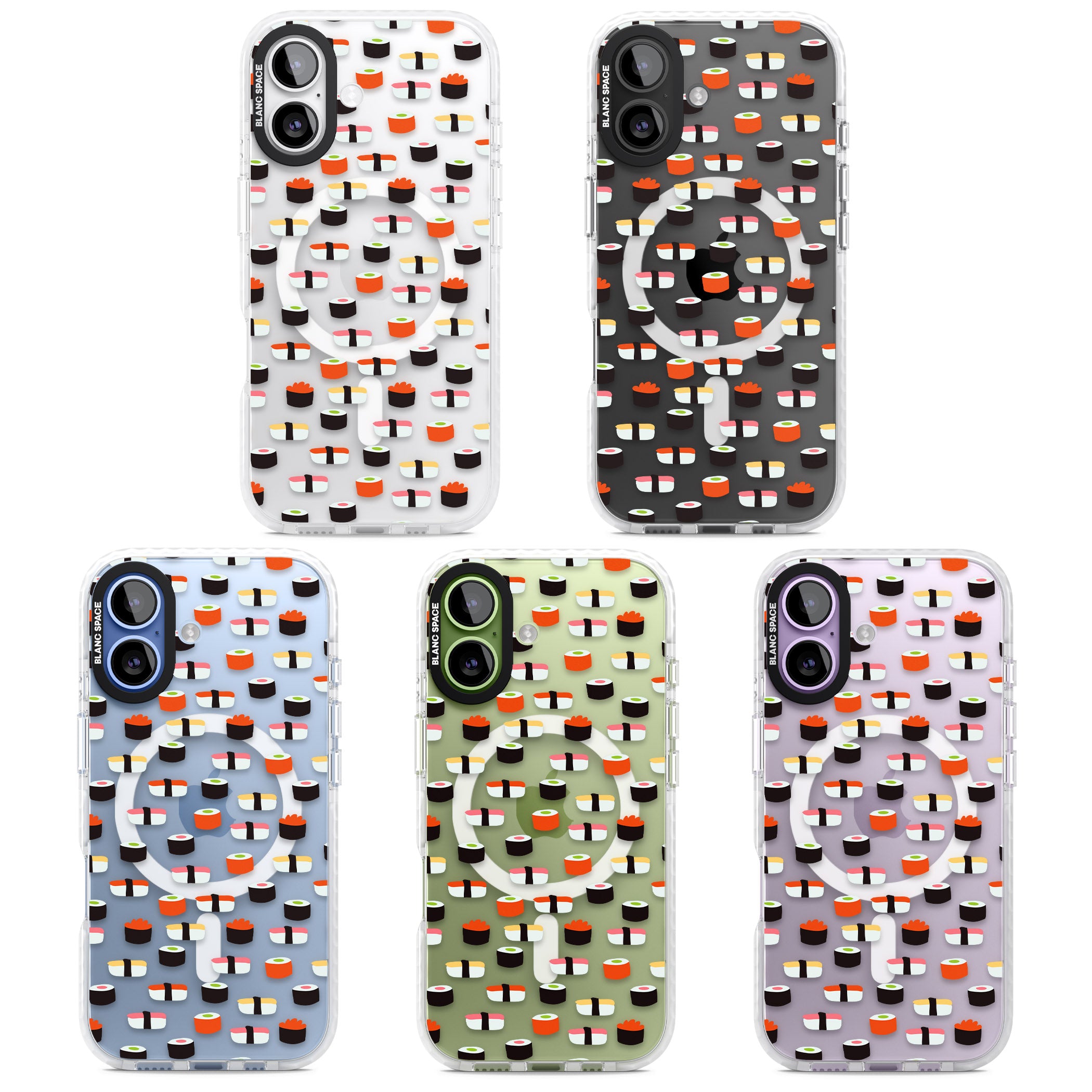 Sushi Pop iPhone 17 Impact Pro Clear Phone Case APT Impact Protection