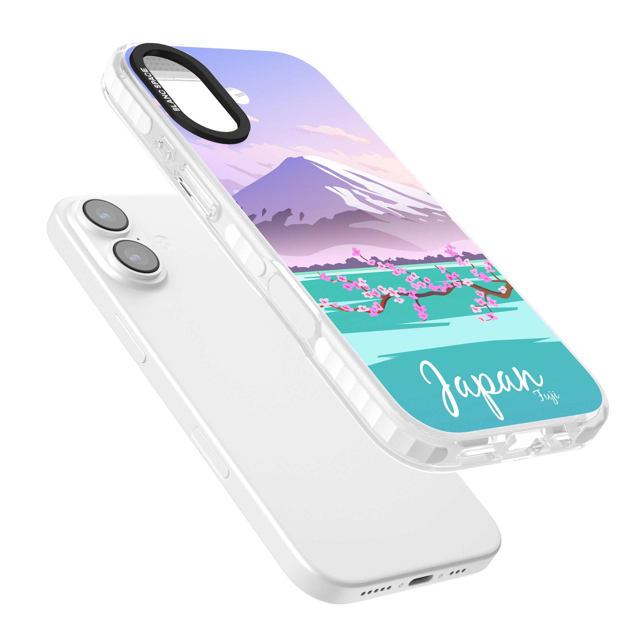 Vintage Travel Poster Japan iPhone 17 Impact Pro Clear Phone Case Colours