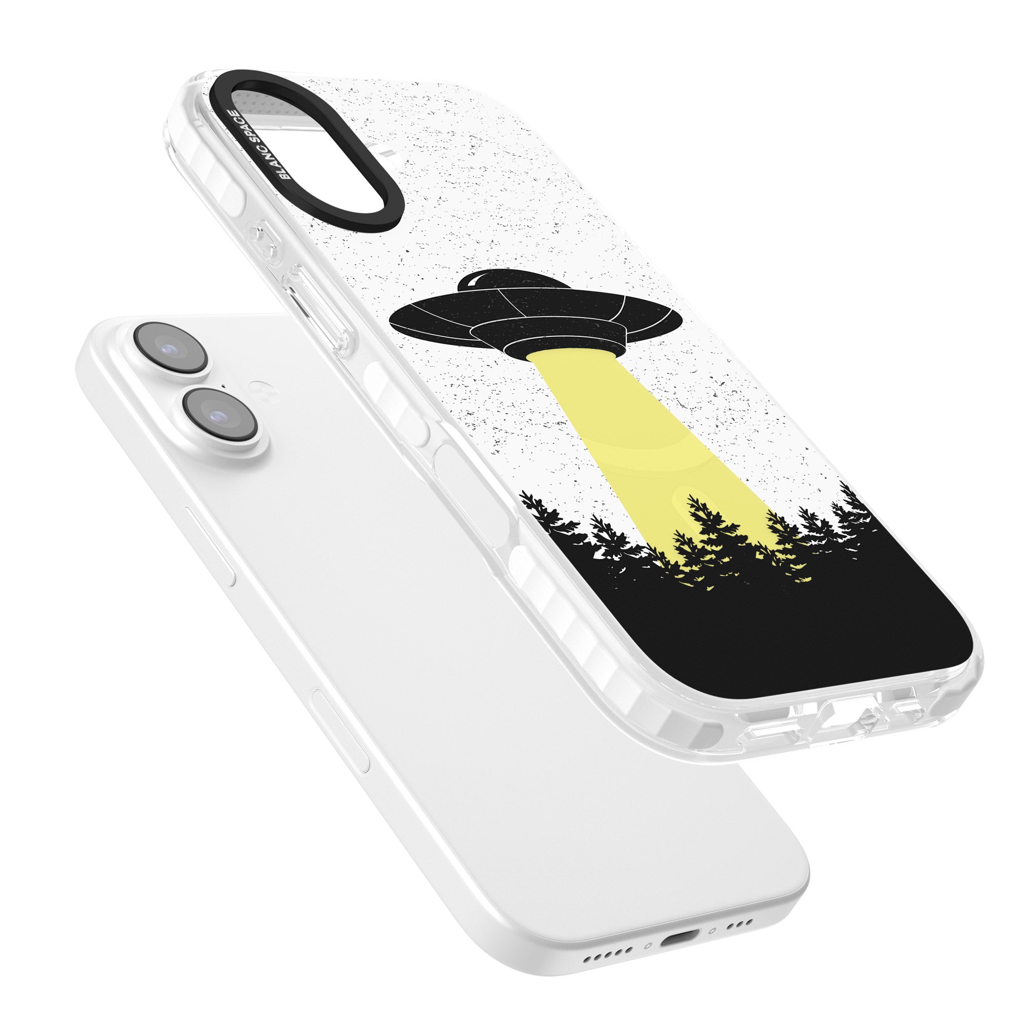 Alien Abduction iPhone 17 Impact Pro Clear Phone Case Colours