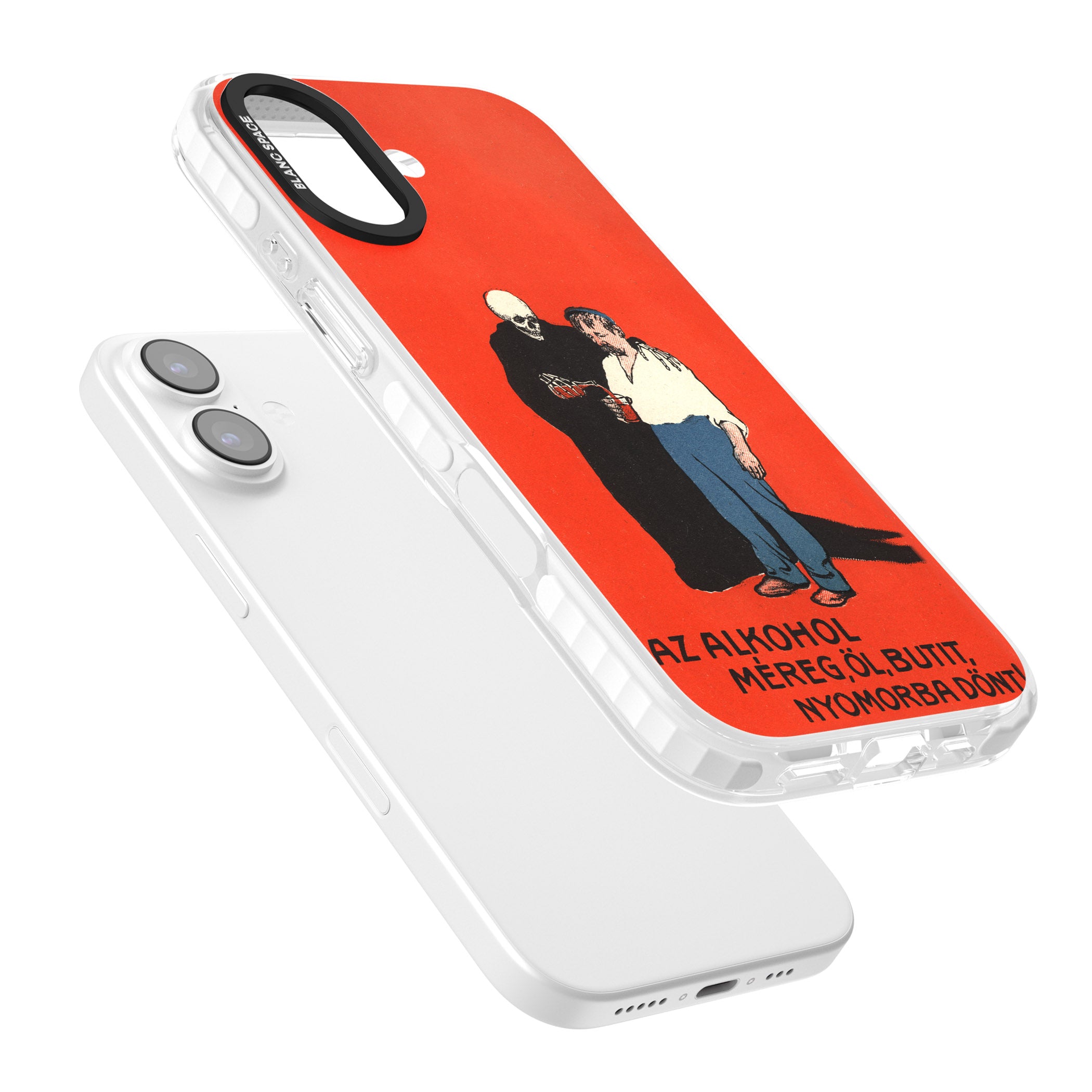 Az Alkohol Poster iPhone 17 Impact Pro Clear Phone Case Colours