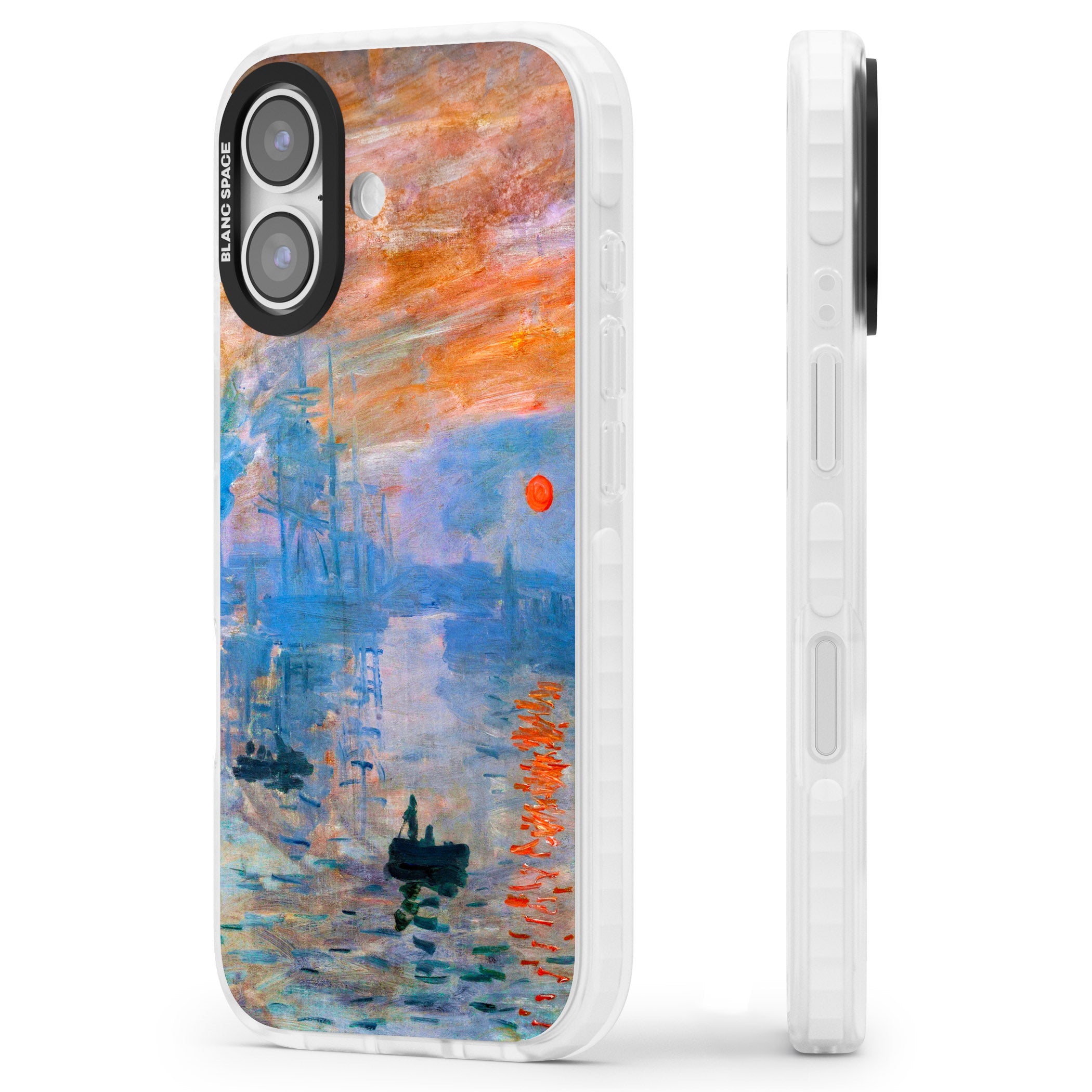Impression, Sunrise iPhone 17 Impact Pro Clear Phone Case Side Profile