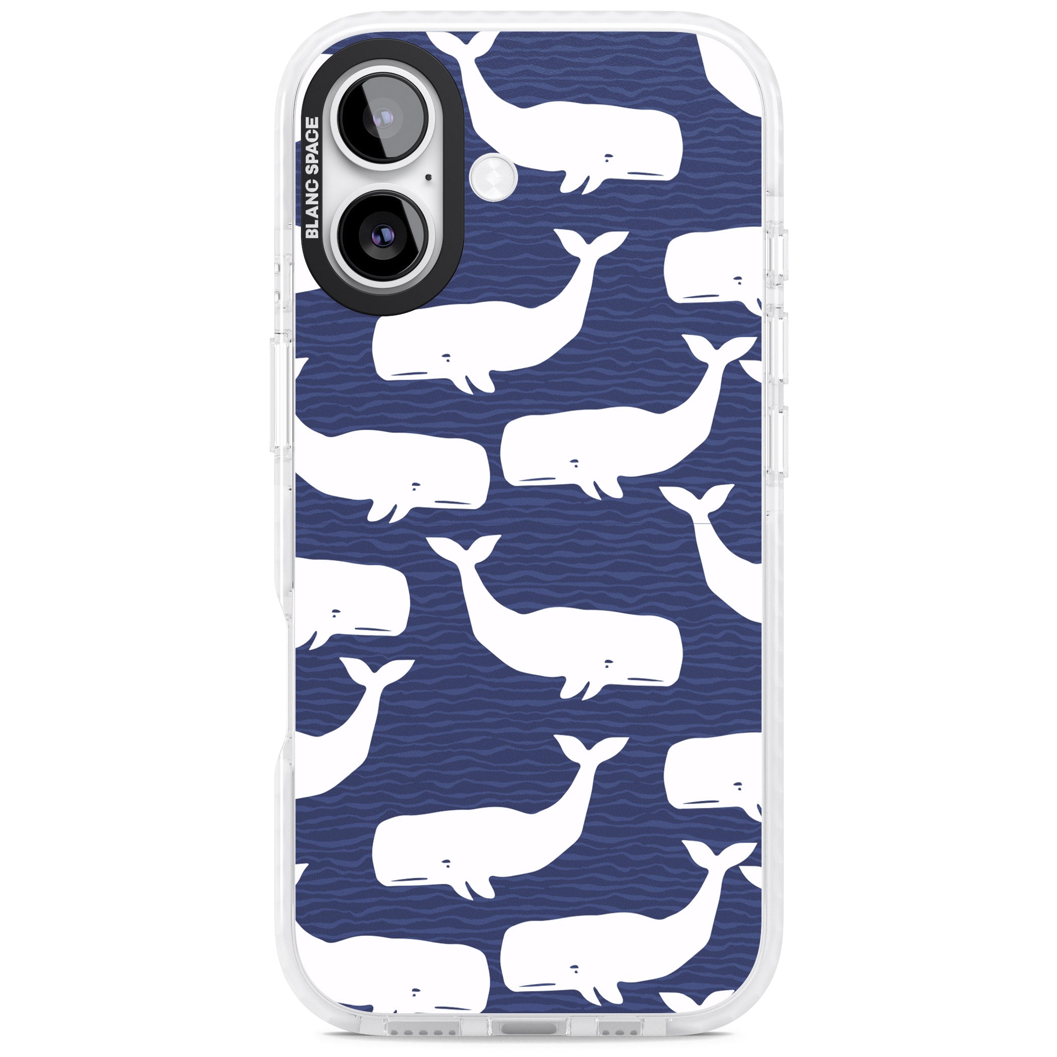 Whale Dreams iPhone 17 Impact Pro Clear Phone Case