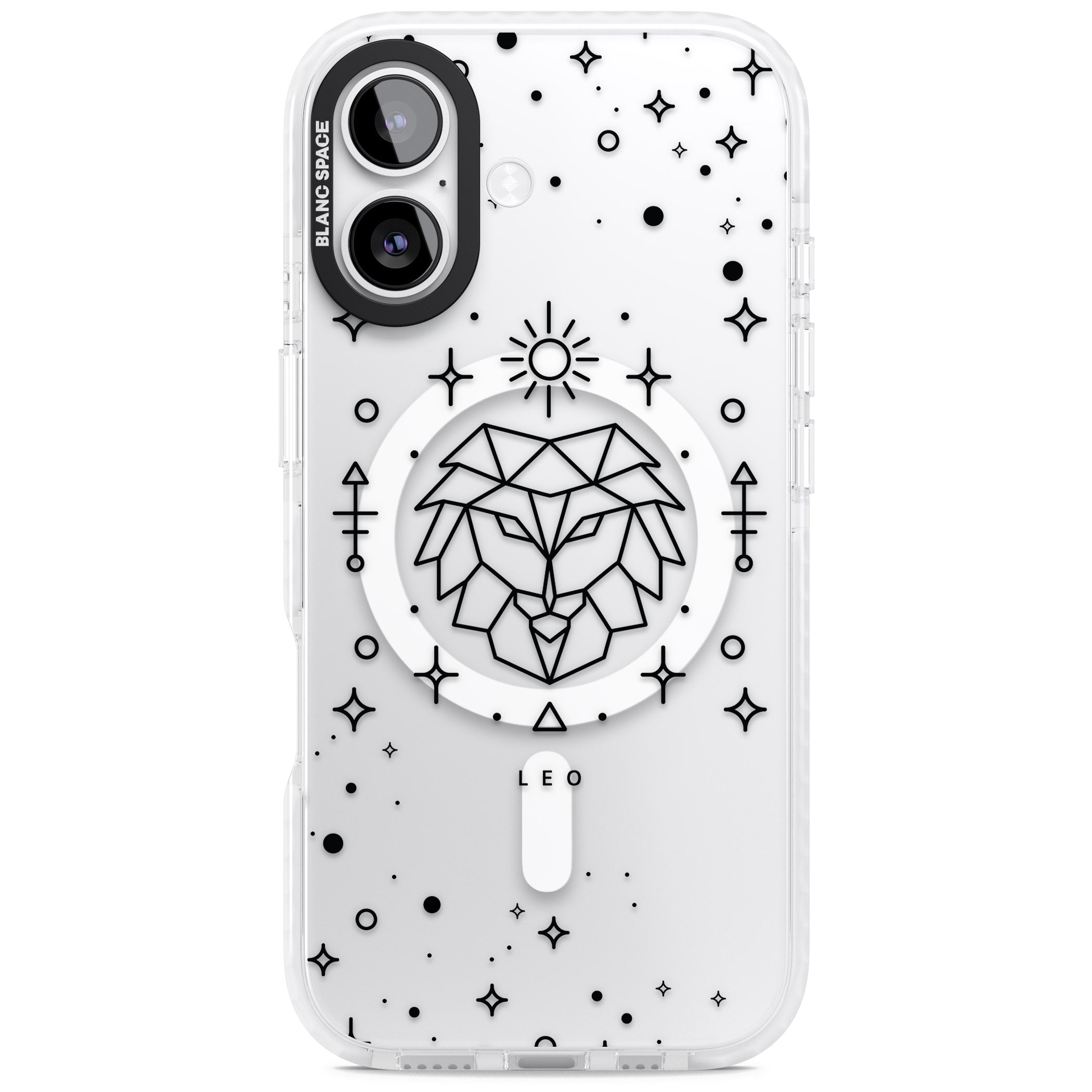 Leo Zodiac iPhone 17 Impact Pro Clear Phone Case