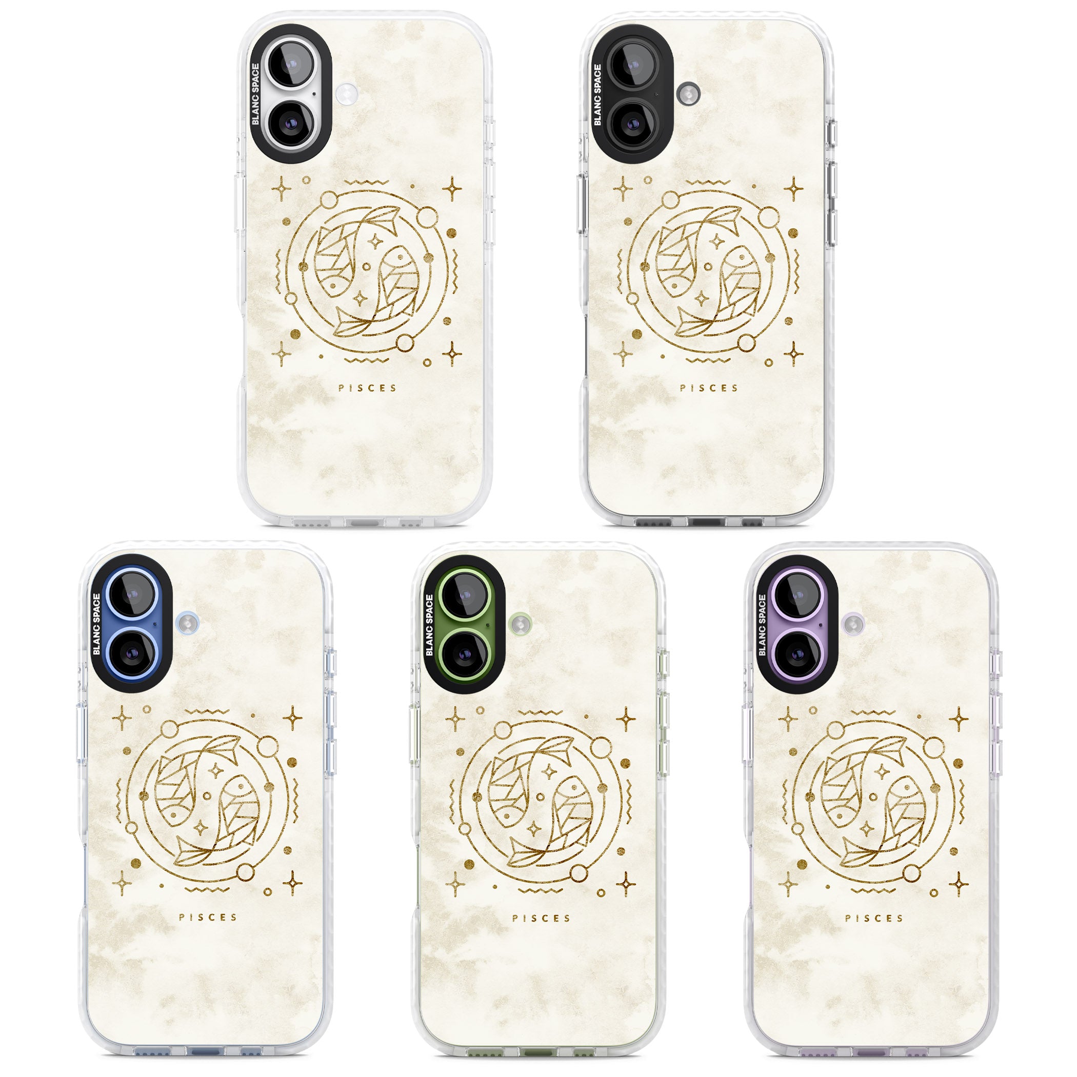 Pisces Emblem iPhone 17 Impact Pro Clear Phone Case APT Impact Protection