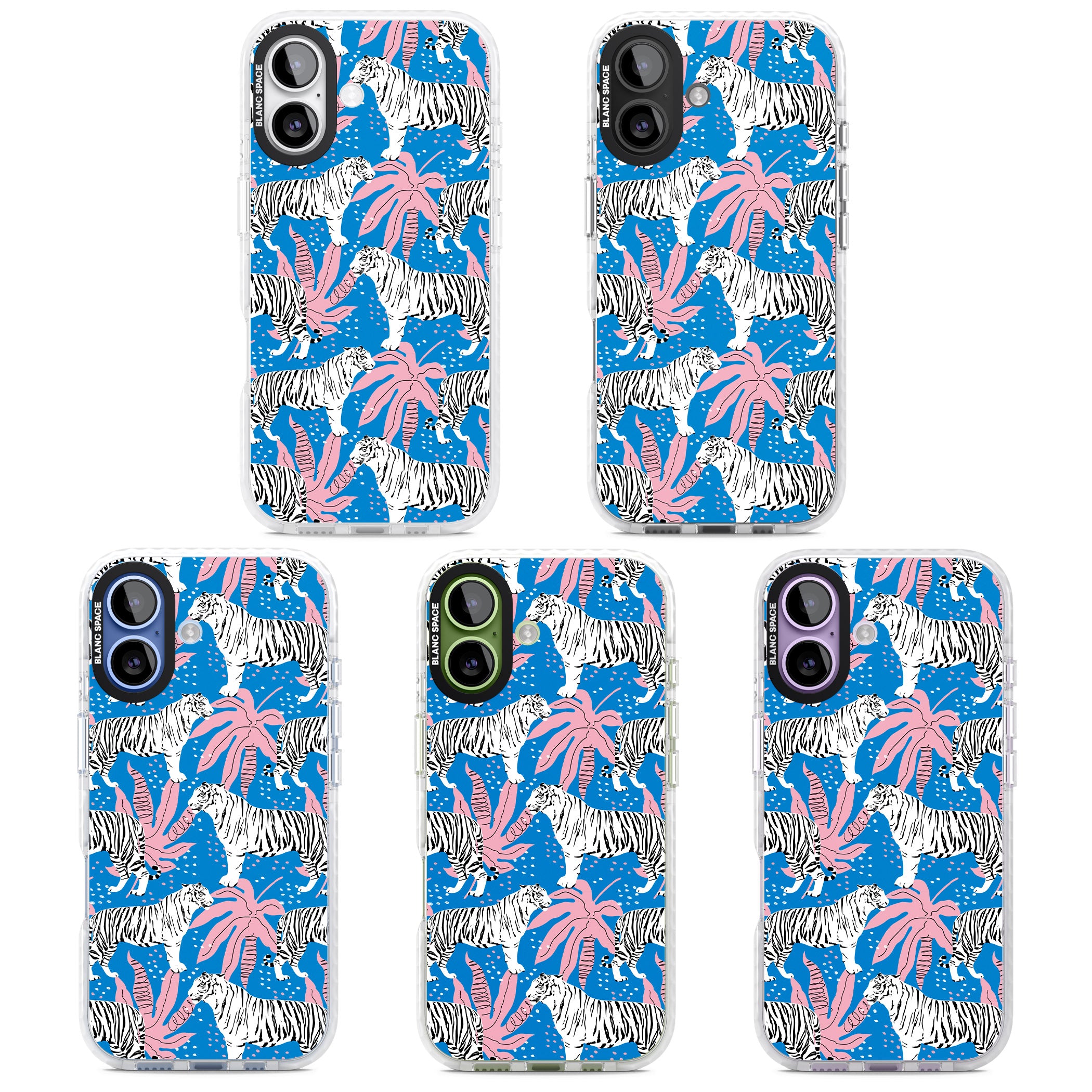 Bengal Blues iPhone 17 Impact Clear Phone Case APT Impact Protection