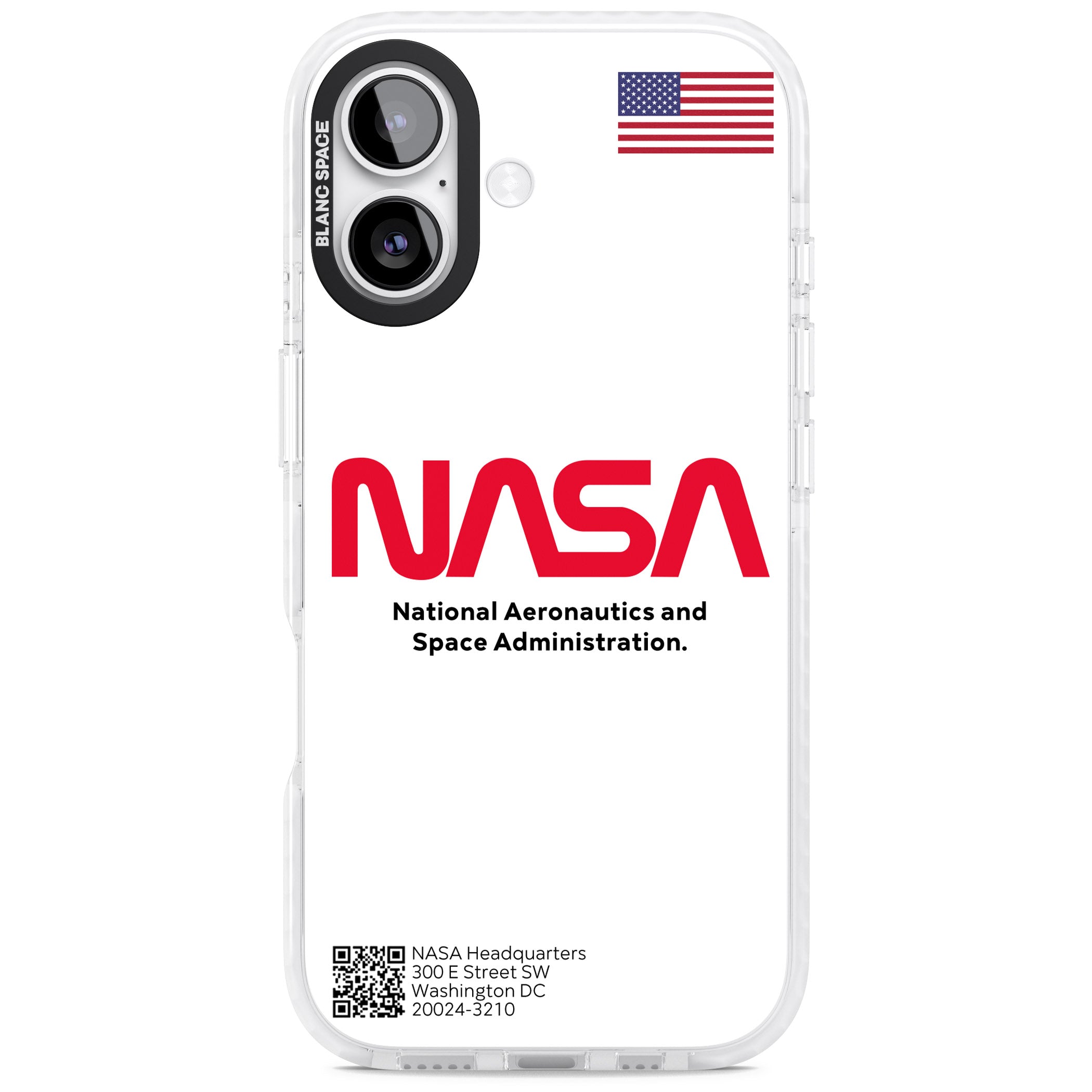 Nasa The Worm iPhone 17 Impact Clear Phone Case
