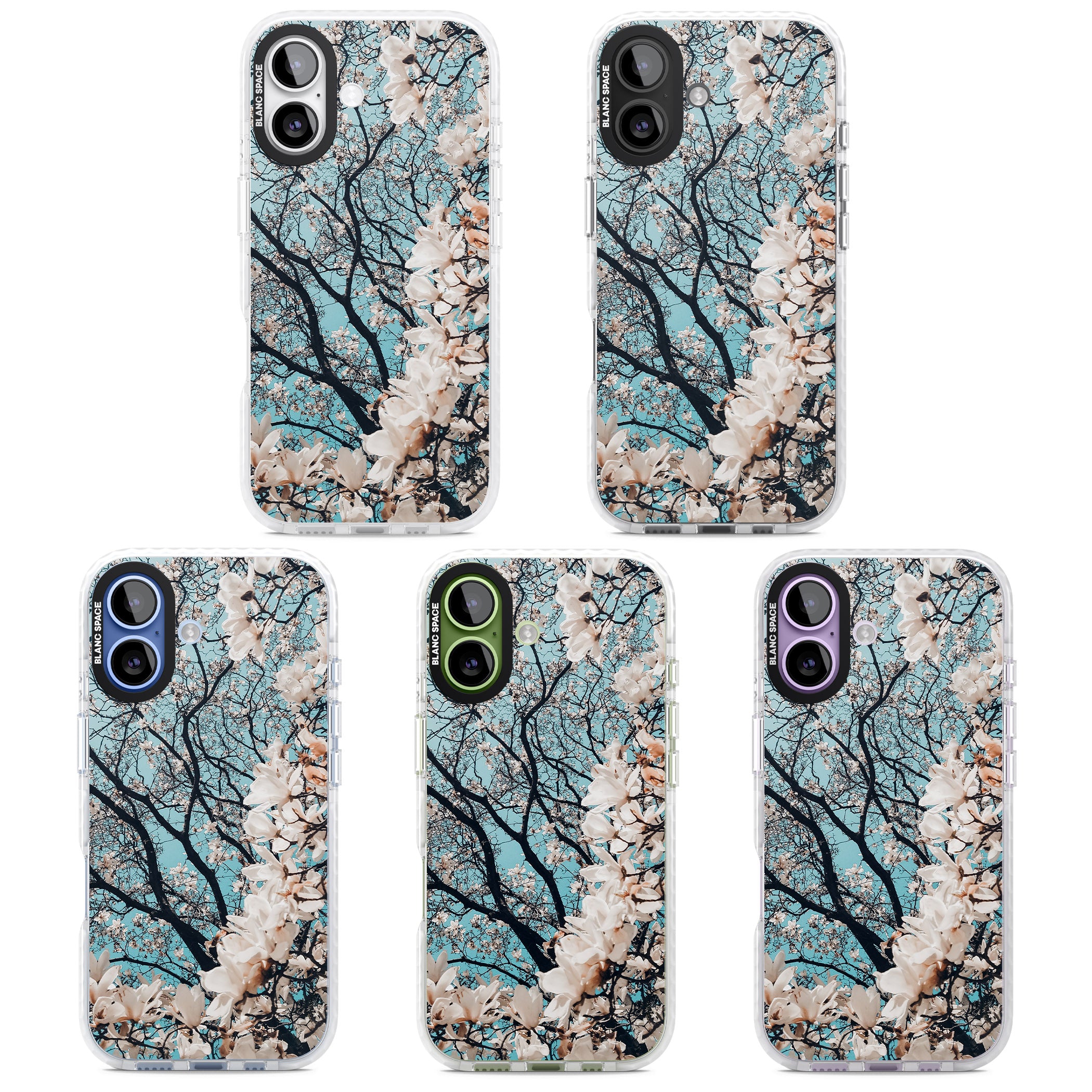 Magnolia Bloom iPhone 17 Impact Clear Phone Case APT Impact Protection