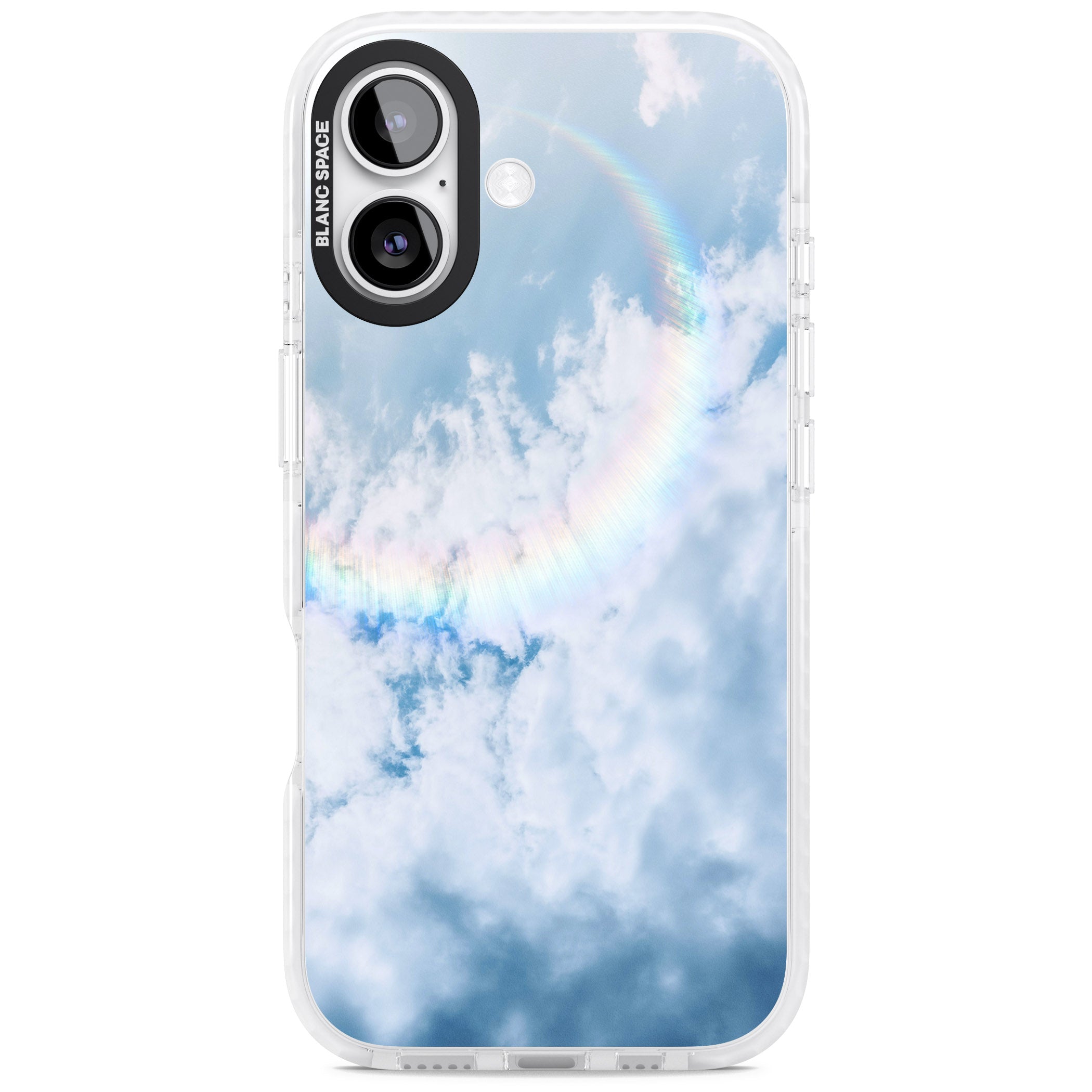 Pastel Rainbow Sky iPhone 17 Impact Clear Phone Case