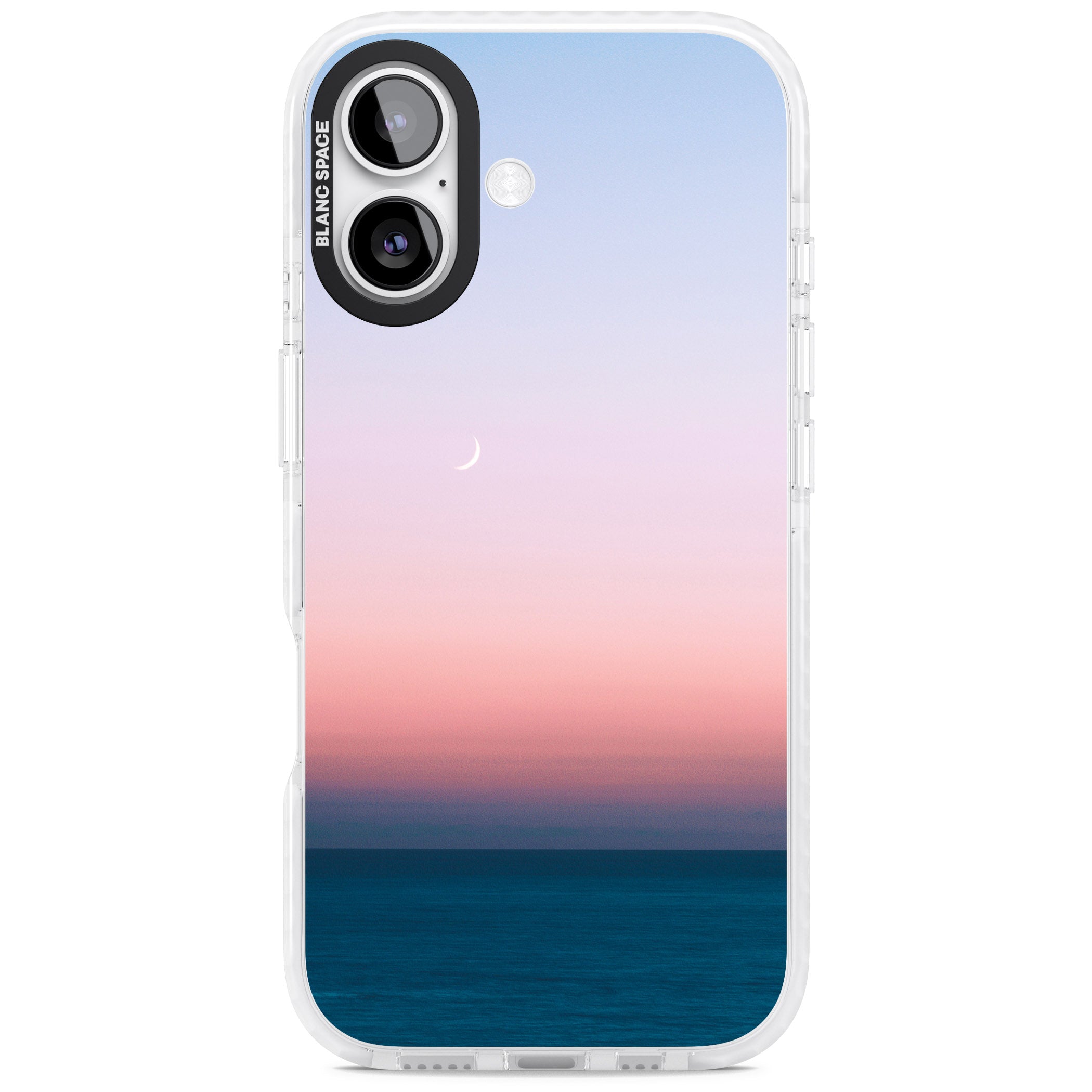 Pastel Ocean Sunset iPhone 17 Impact Clear Phone Case