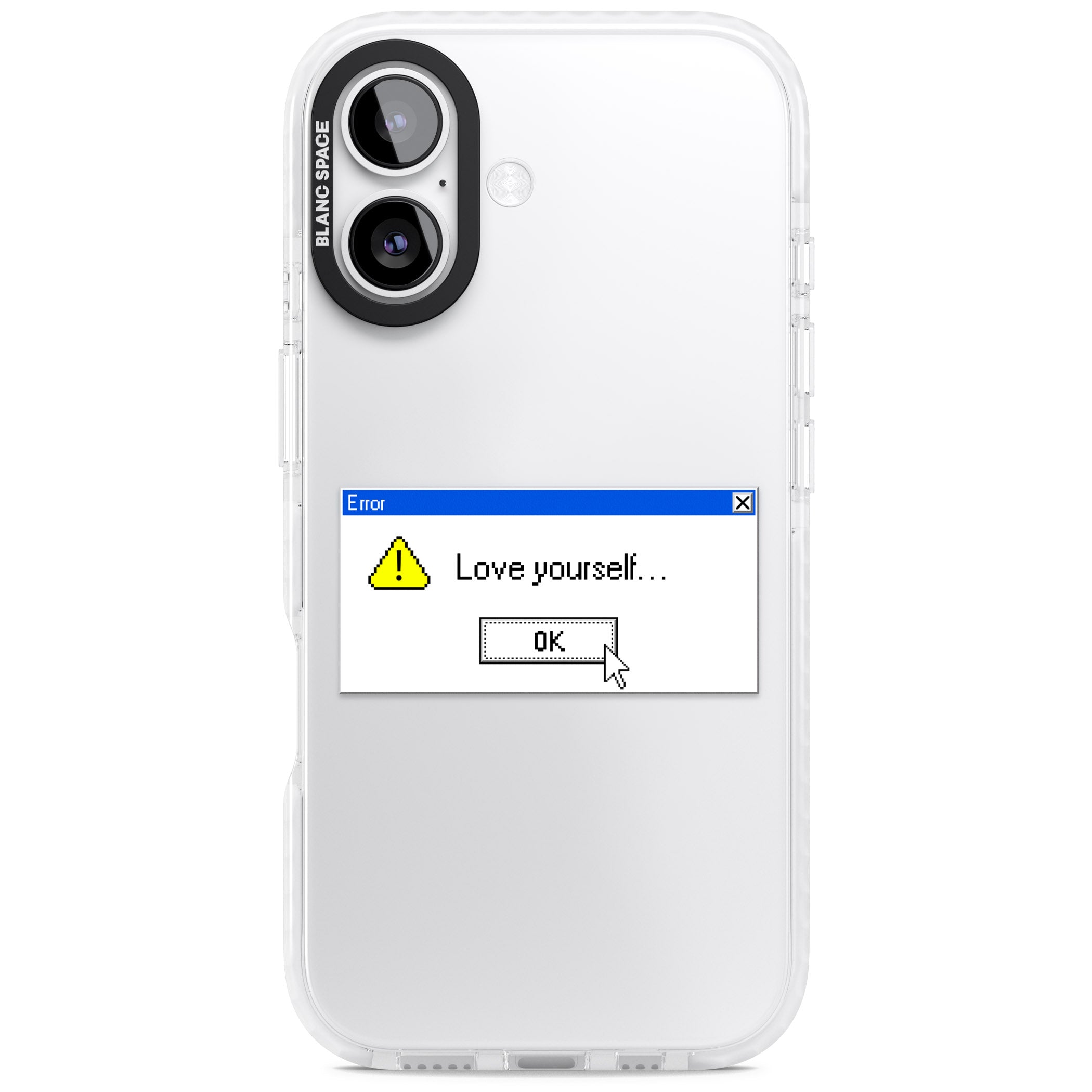 Love Yourself Exe iPhone 17 Impact Clear Phone Case