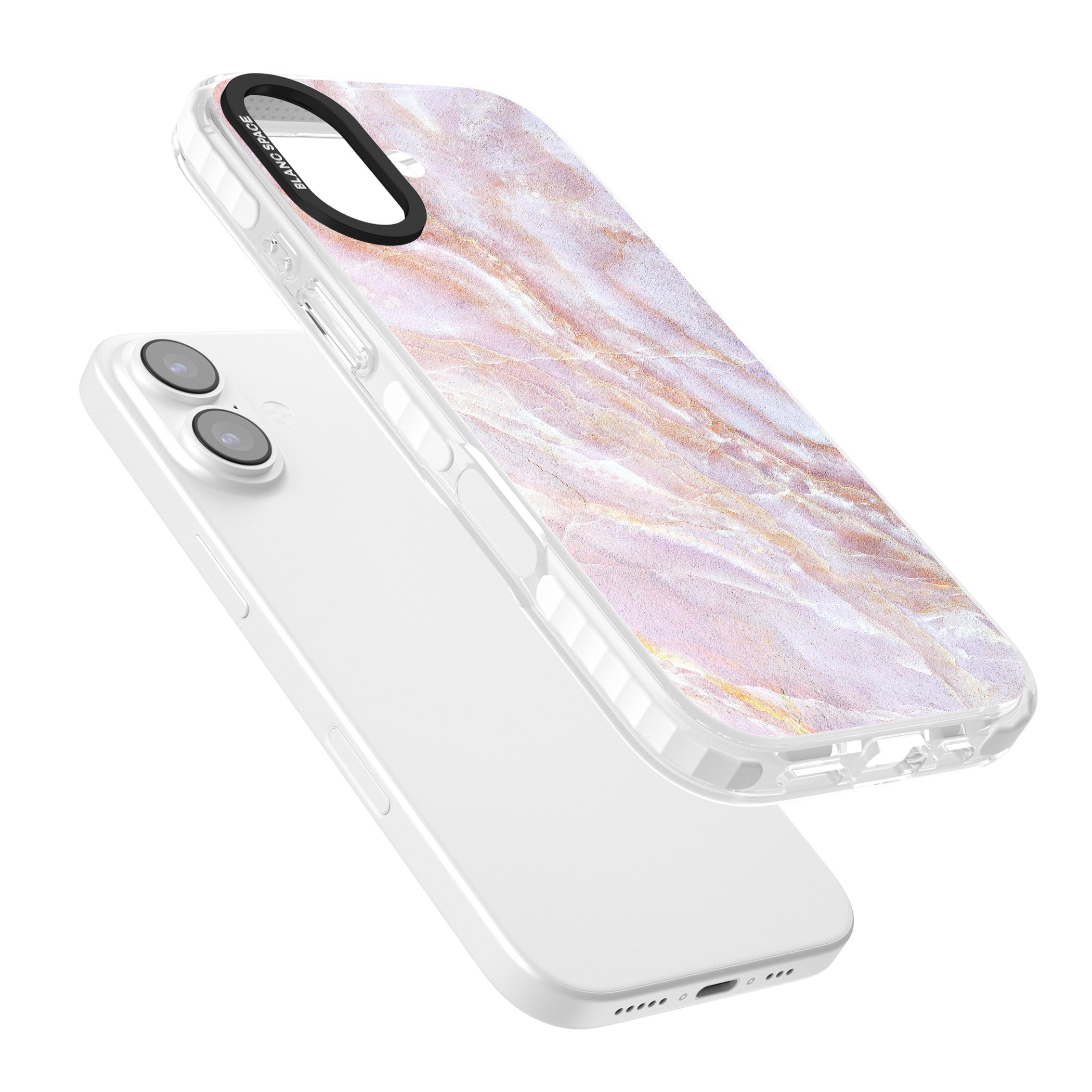 Soft Onyx Blush iPhone 17 Impact Clear Phone Case Colours