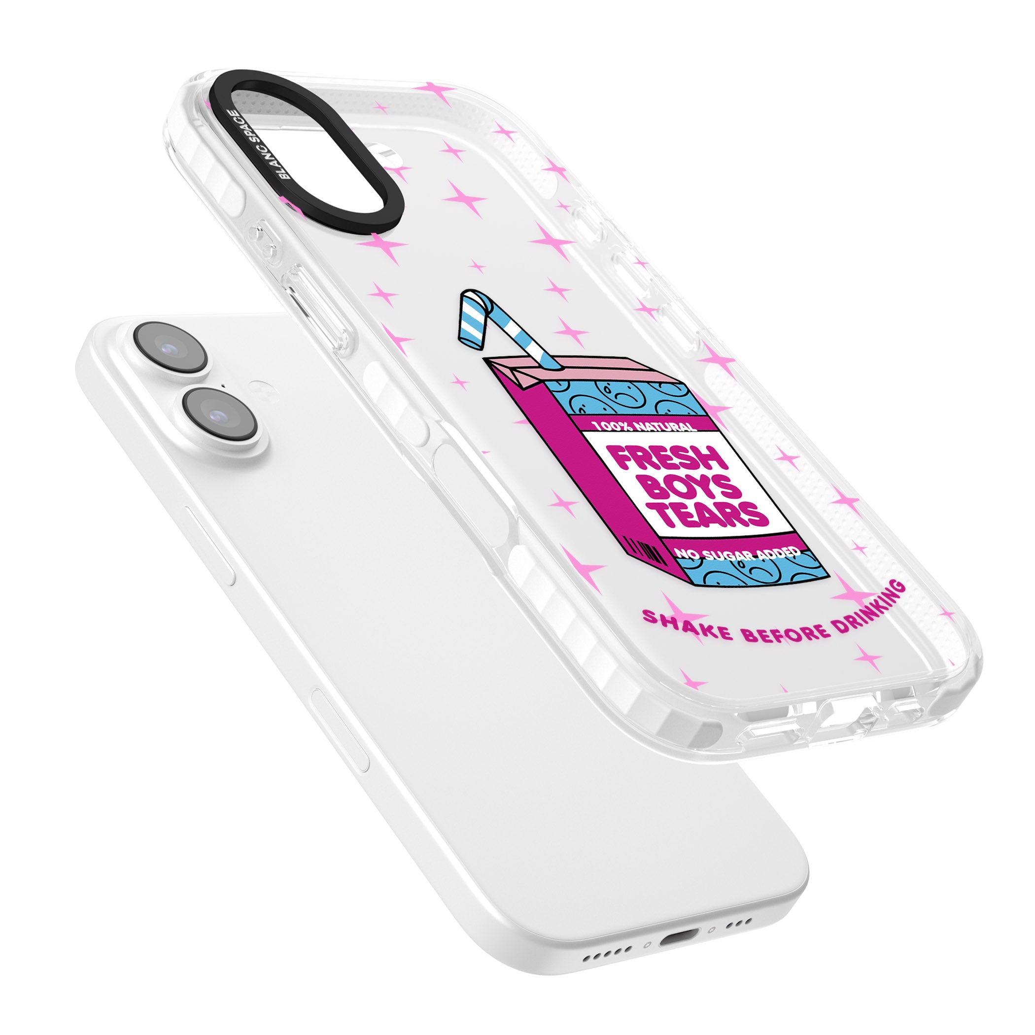 Boy Tears iPhone 17 Impact Clear Phone Case Colours