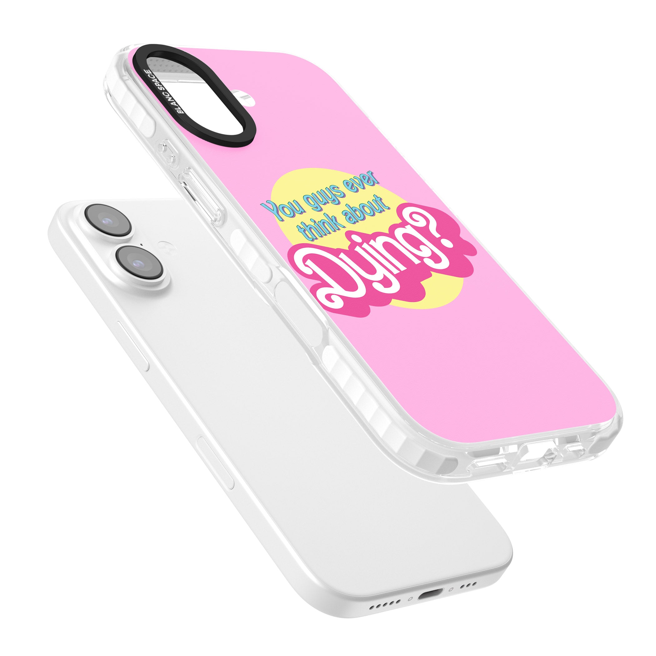 Ever Think About Dying? iPhone 17 Impact Clear Phone Case Colours