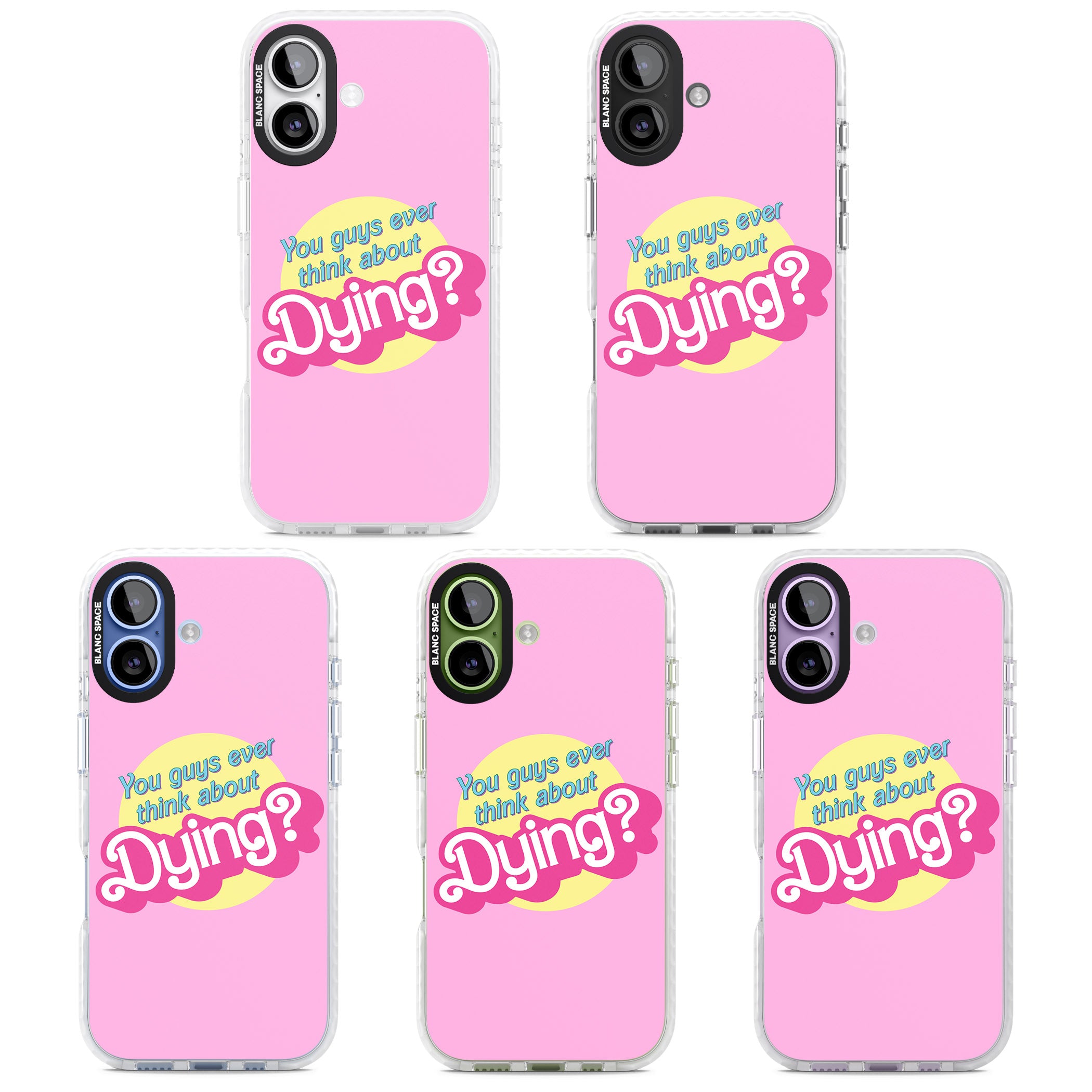 Ever Think About Dying? iPhone 17 Impact Clear Phone Case APT Impact Protection