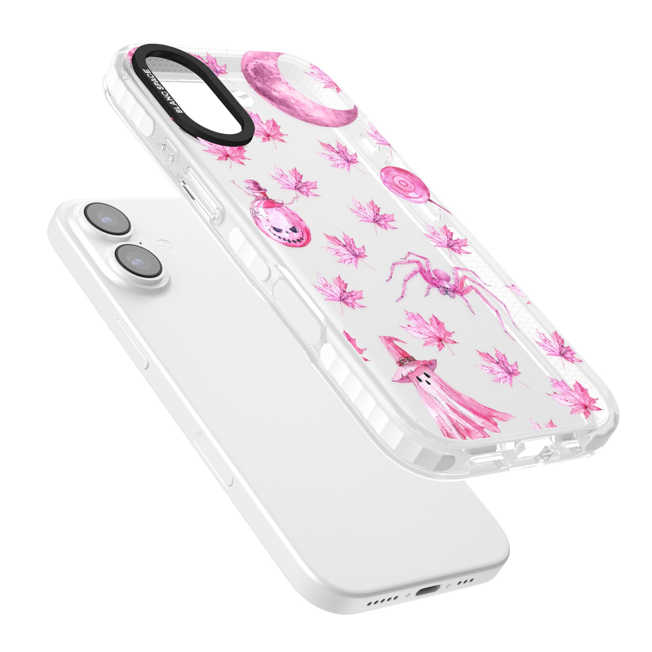 Pink Moon Maple iPhone 17 Impact Clear Phone Case Colours