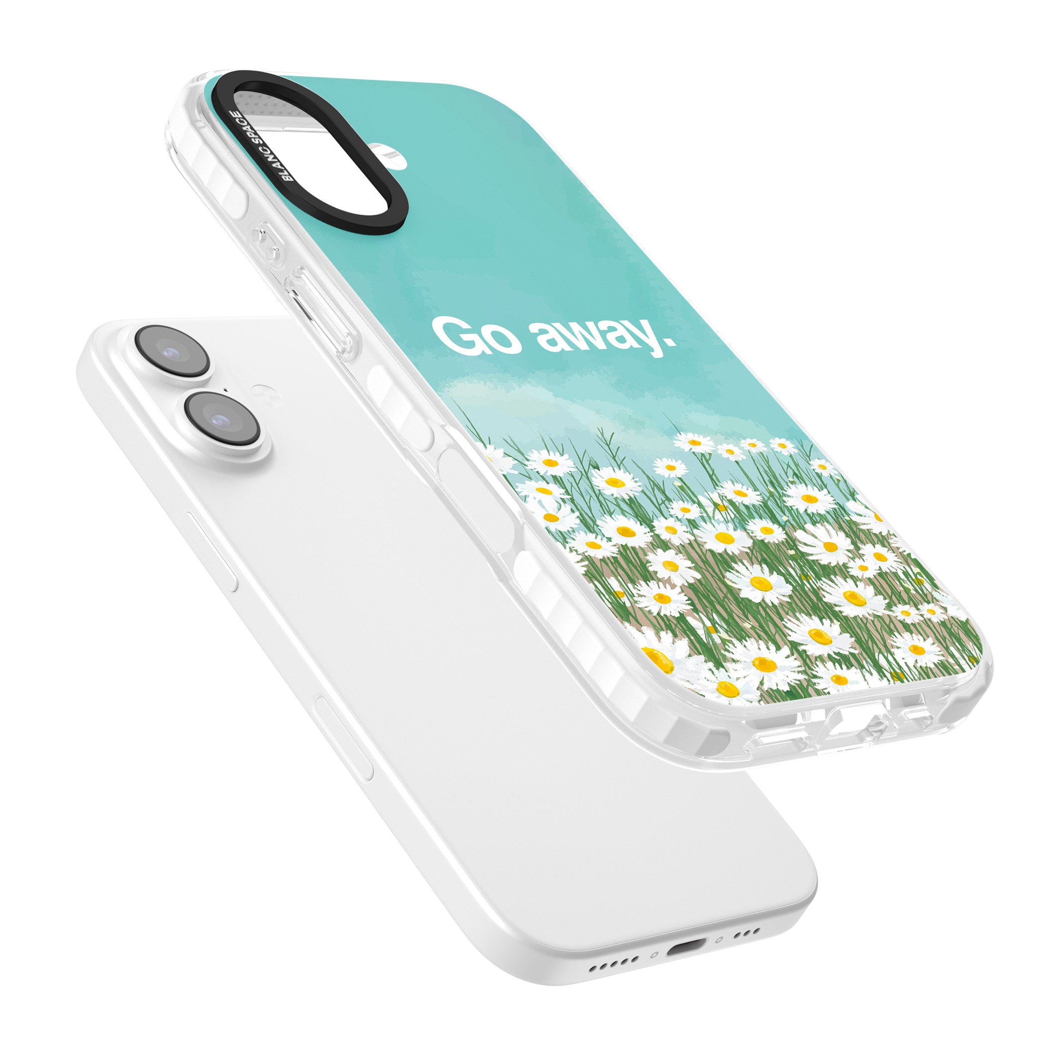 Go Away iPhone 17 Impact Clear Phone Case Colours