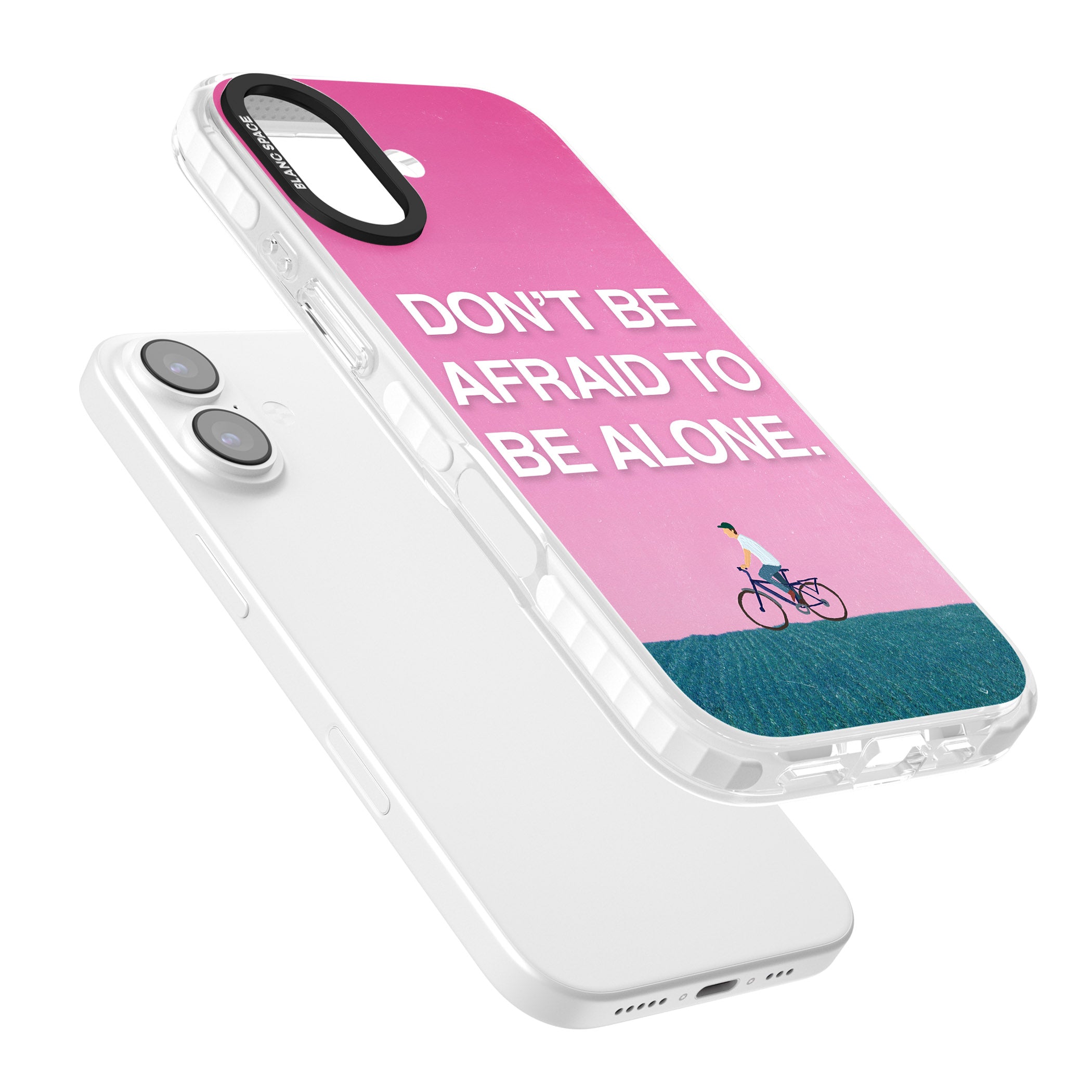 Don'T Be Afraid To Be Alone iPhone 17 Impact Clear Phone Case Colours