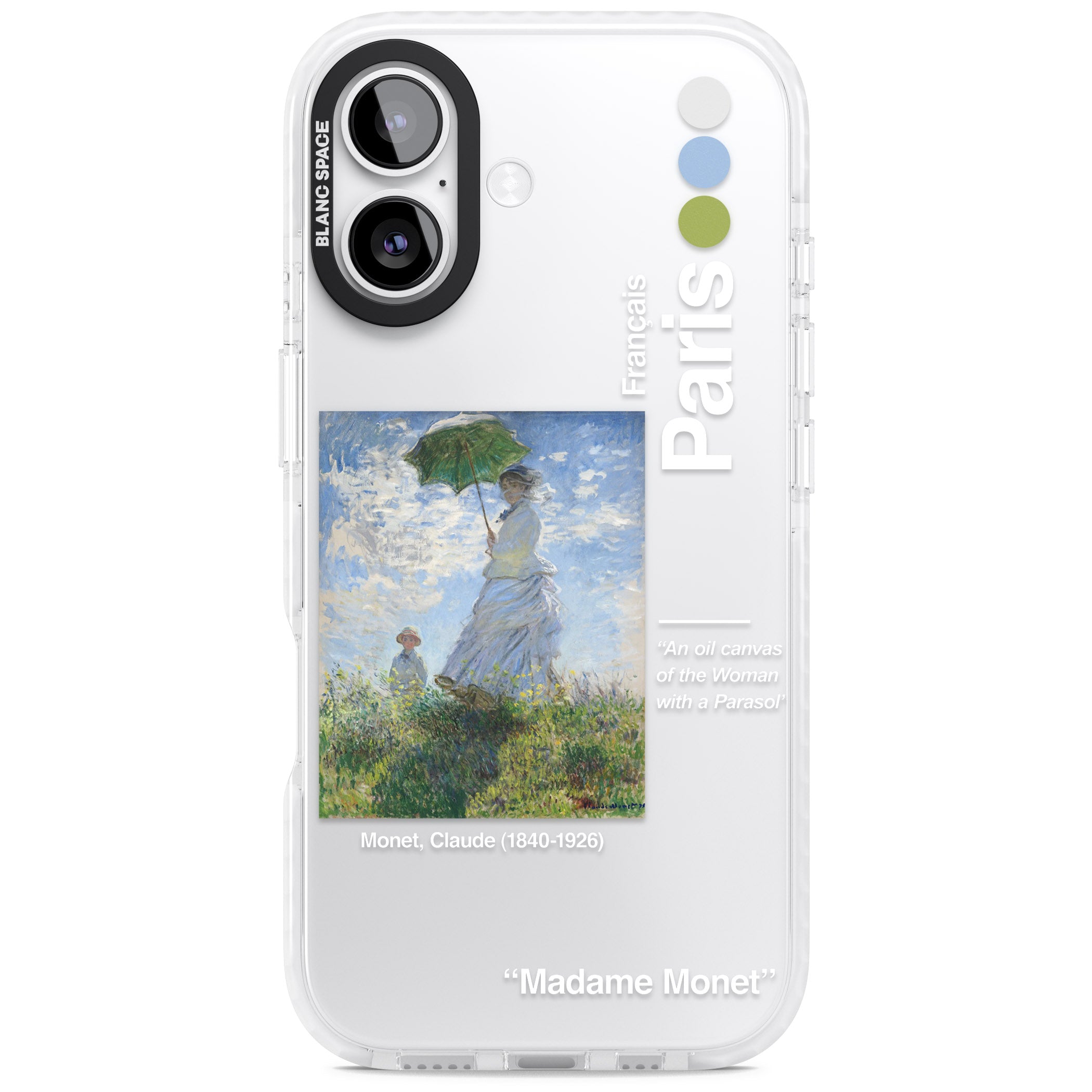Madame Monet And Her Son iPhone 17 Impact Clear Phone Case