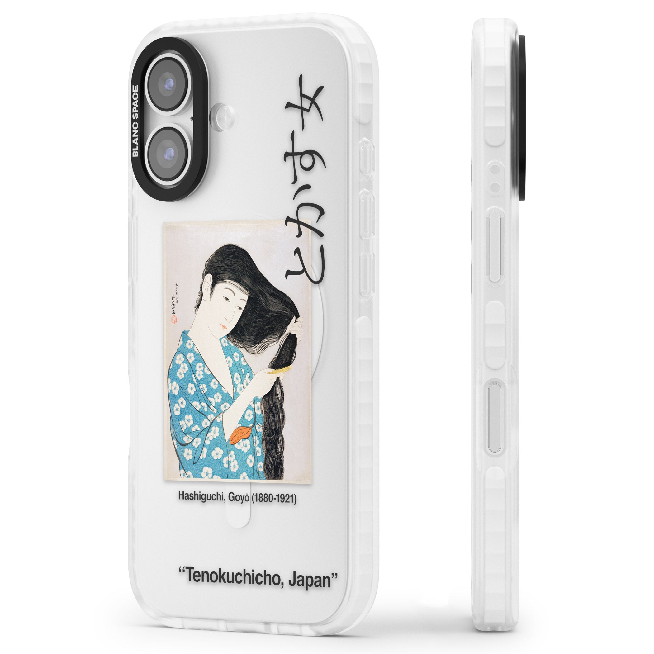 Goyo Hashiguchi iPhone 17 Impact Clear Phone Case Side Profile