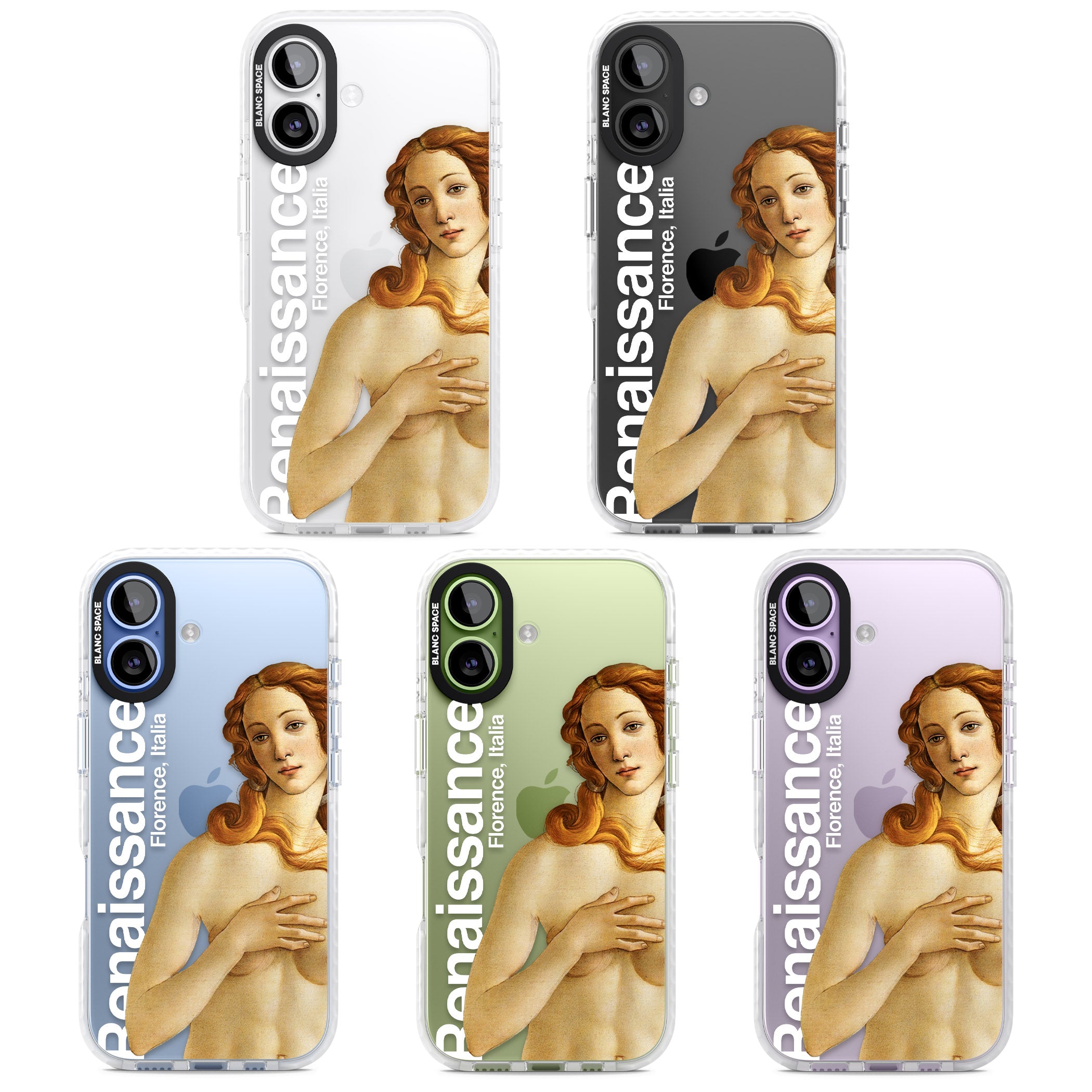 Florence Renaissance iPhone 17 Impact Clear Phone Case APT Impact Protection