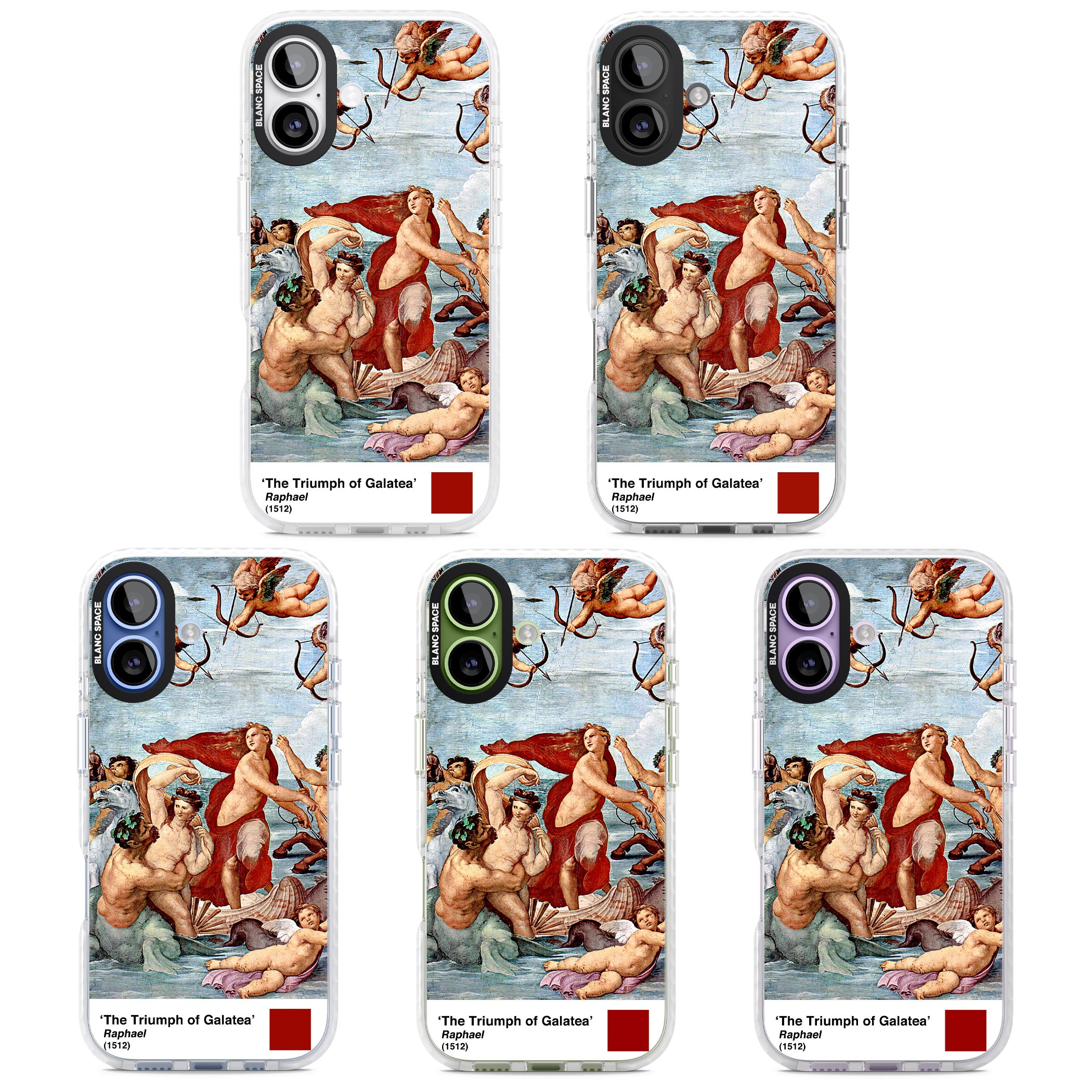 The Triumph Of Galatea iPhone 17 Impact Clear Phone Case APT Impact Protection
