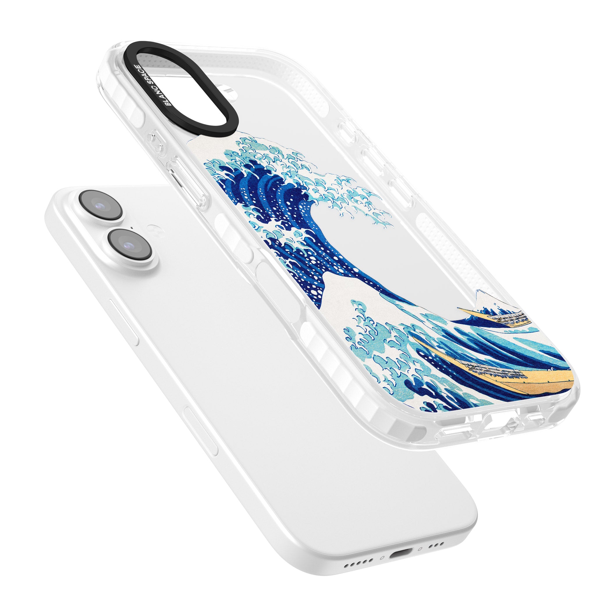 The Great Wave Of Kanagawa iPhone 17 Impact Clear Phone Case Colours