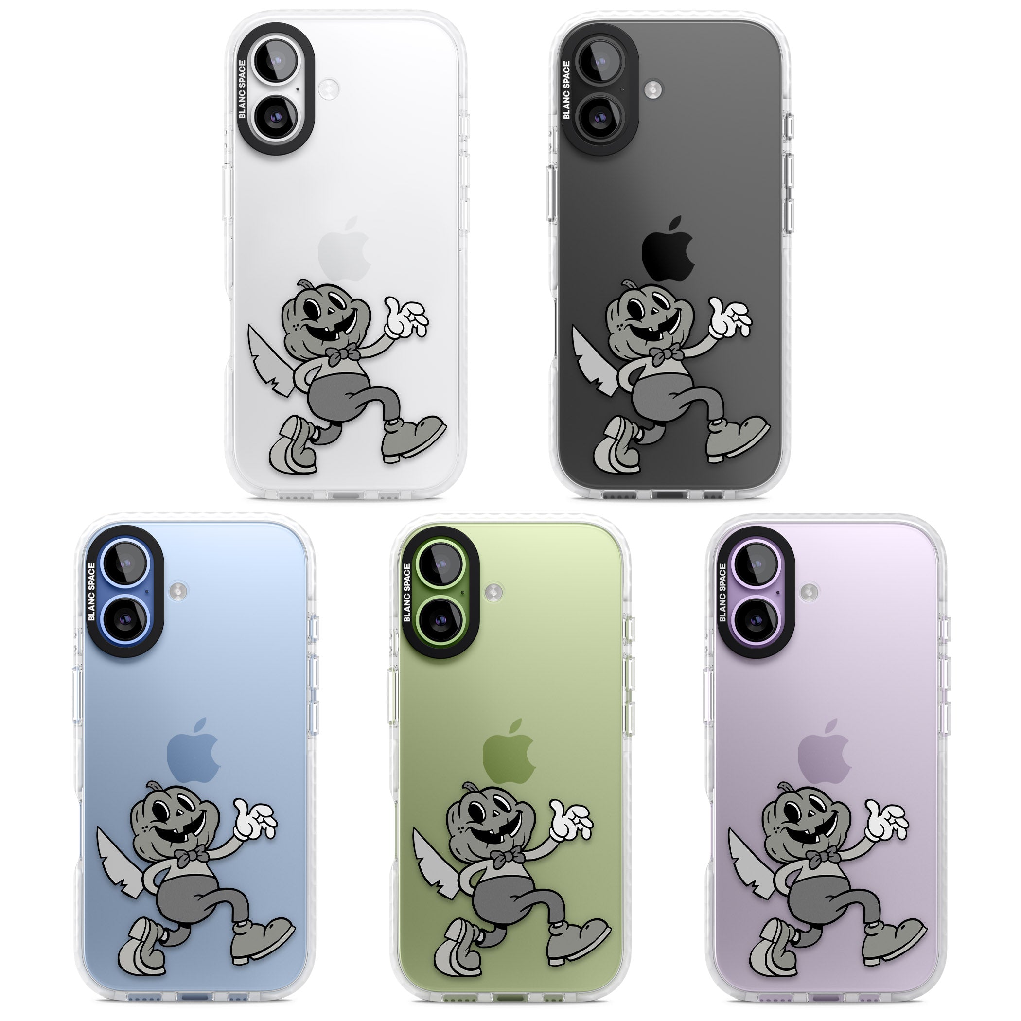 Jack O' Slasher iPhone 17 Impact Clear Phone Case APT Impact Protection