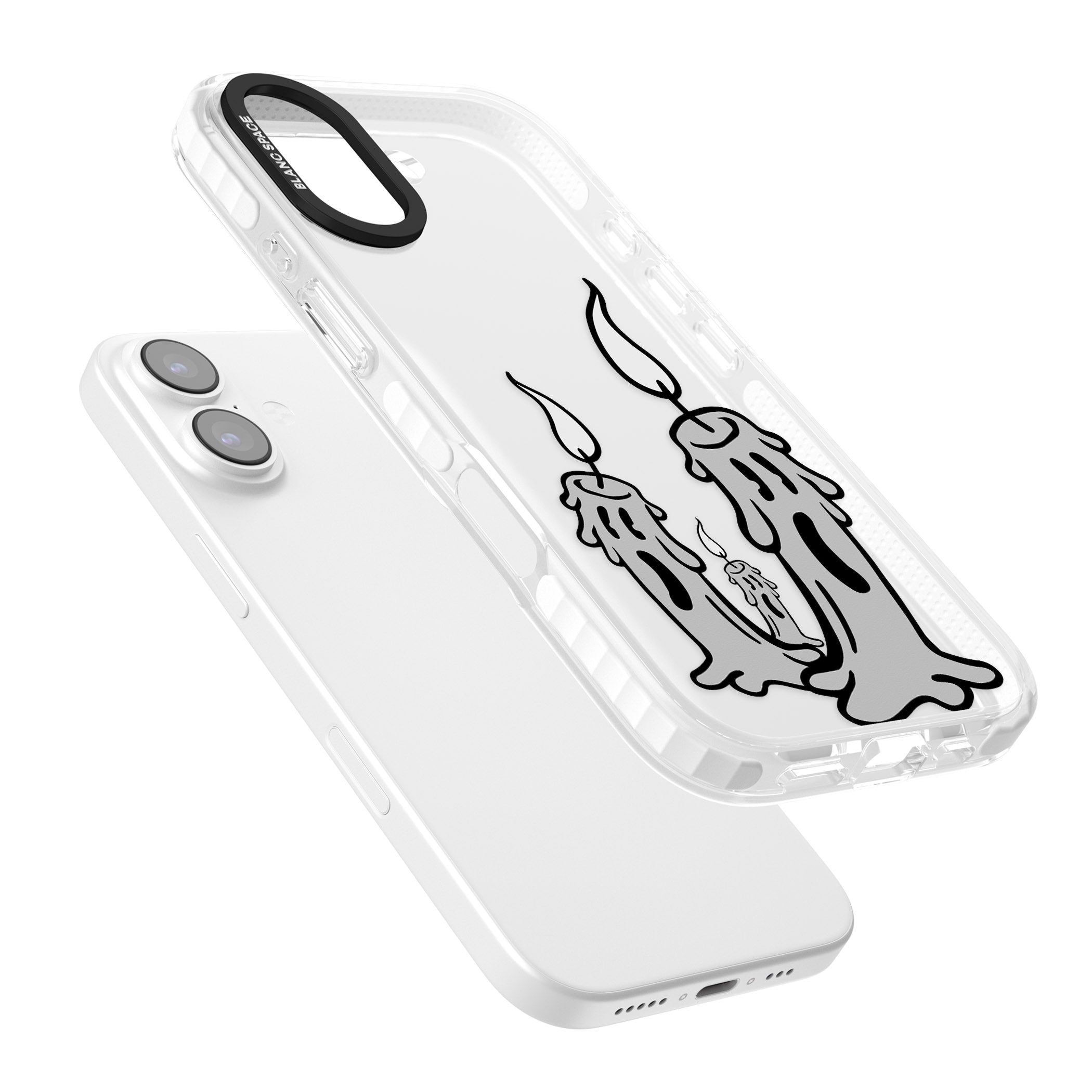 Candle Lit iPhone 17 Impact Clear Phone Case Colours